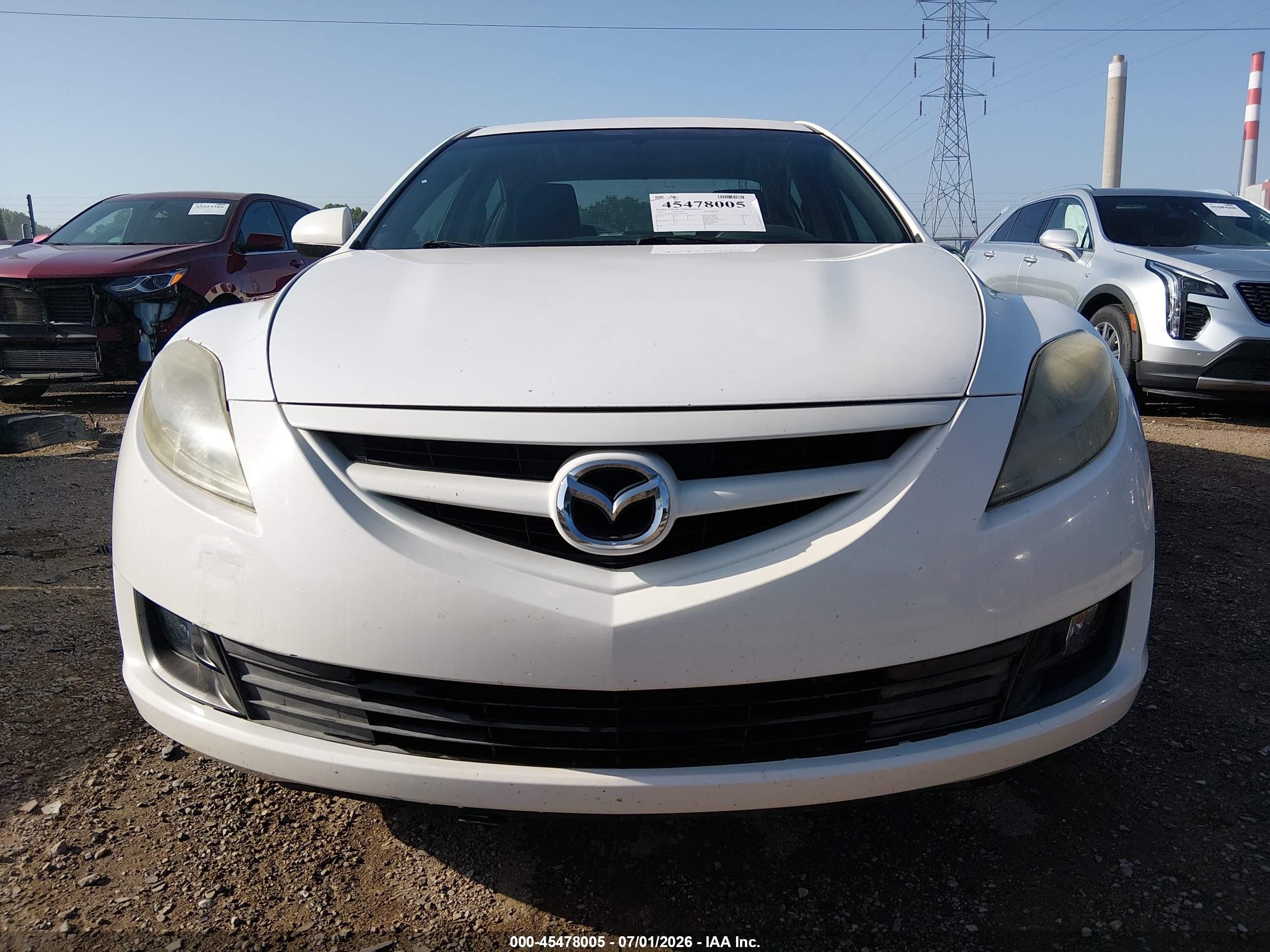 2010 Mazda Mazda6 I Touring White vin: 1YVHZ8CH3A5M56369