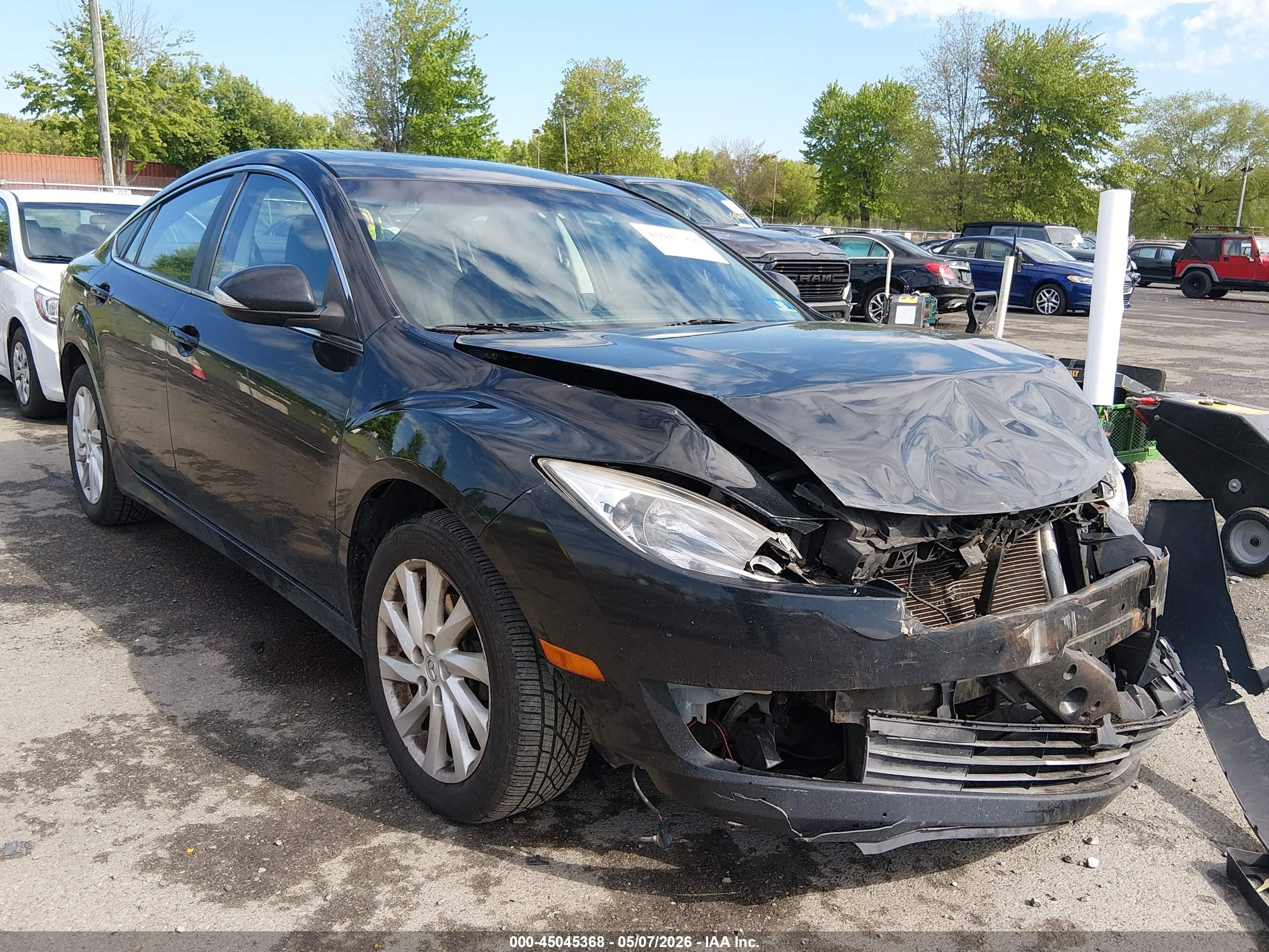 2011 Mazda Mazda6 I Touring Plus Black vin: 1YVHZ8CH3B5M02569