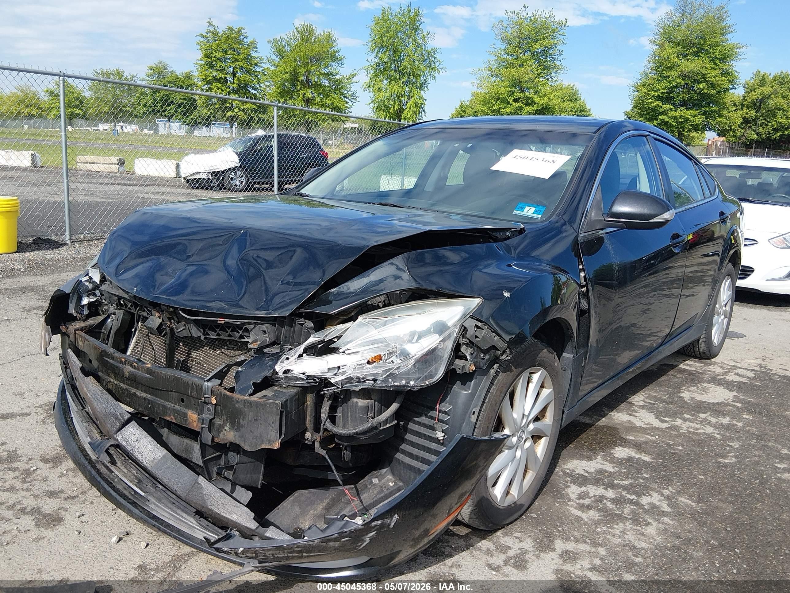 2011 Mazda Mazda6 I Touring Plus Black vin: 1YVHZ8CH3B5M02569