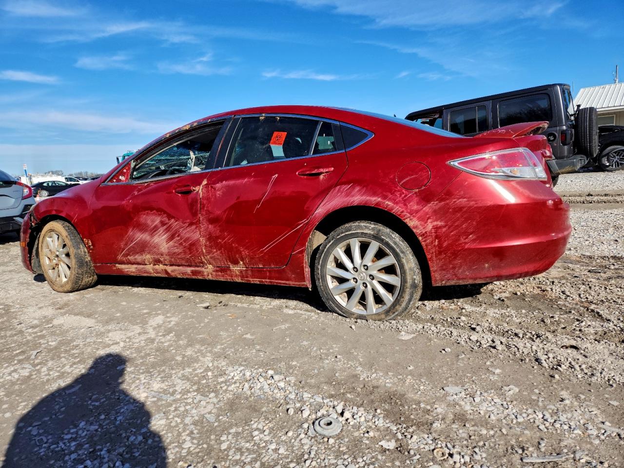2011 Mazda 6 I Red vin: 1YVHZ8CH3B5M13118