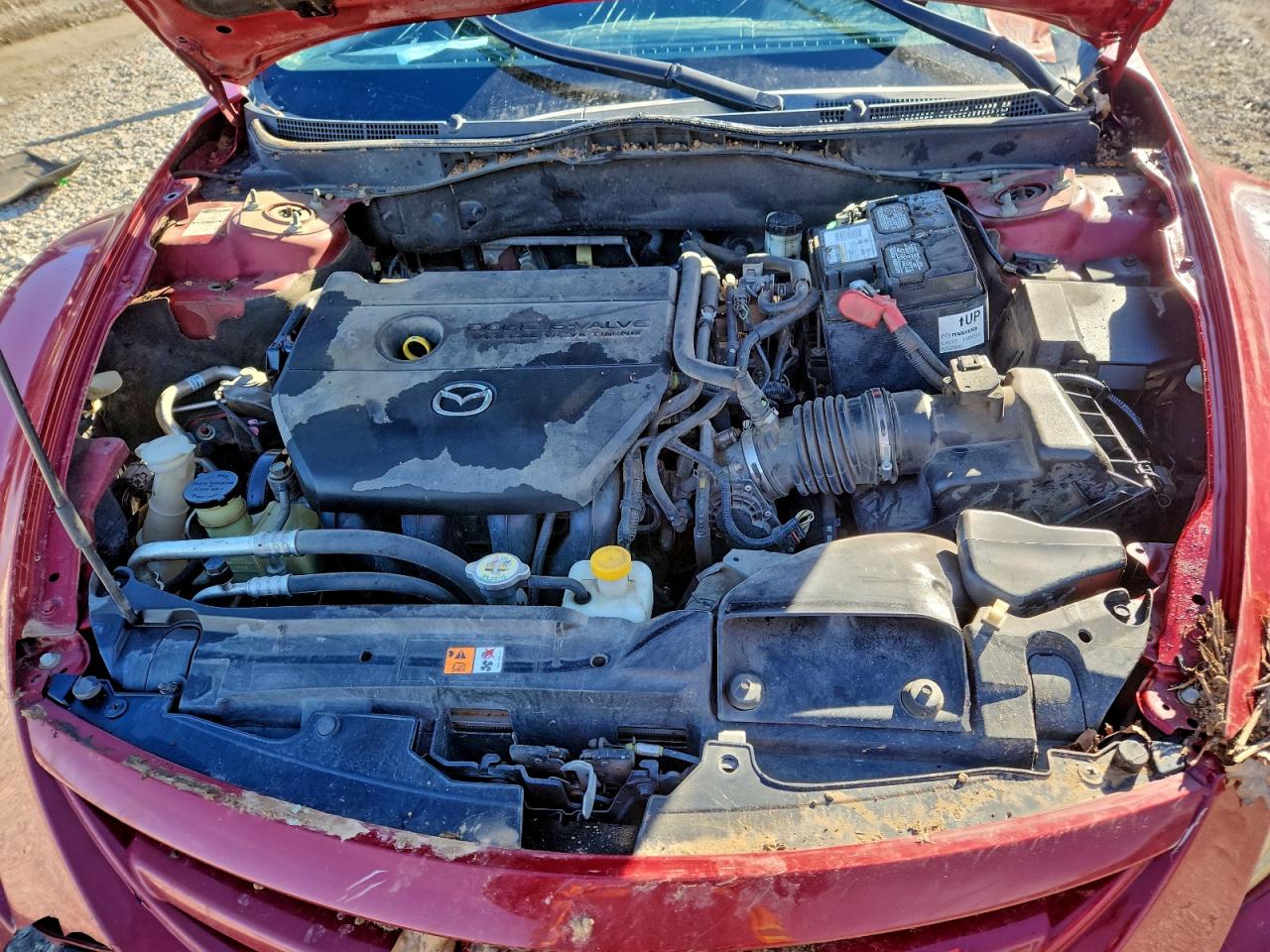 2011 Mazda 6 I Red vin: 1YVHZ8CH3B5M13118