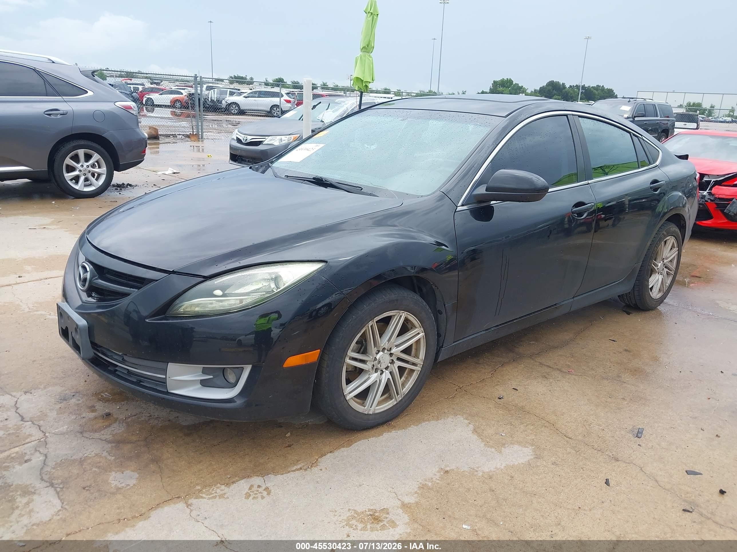 2011 Mazda Mazda6 I Touring Black vin: 1YVHZ8CH3B5M15886
