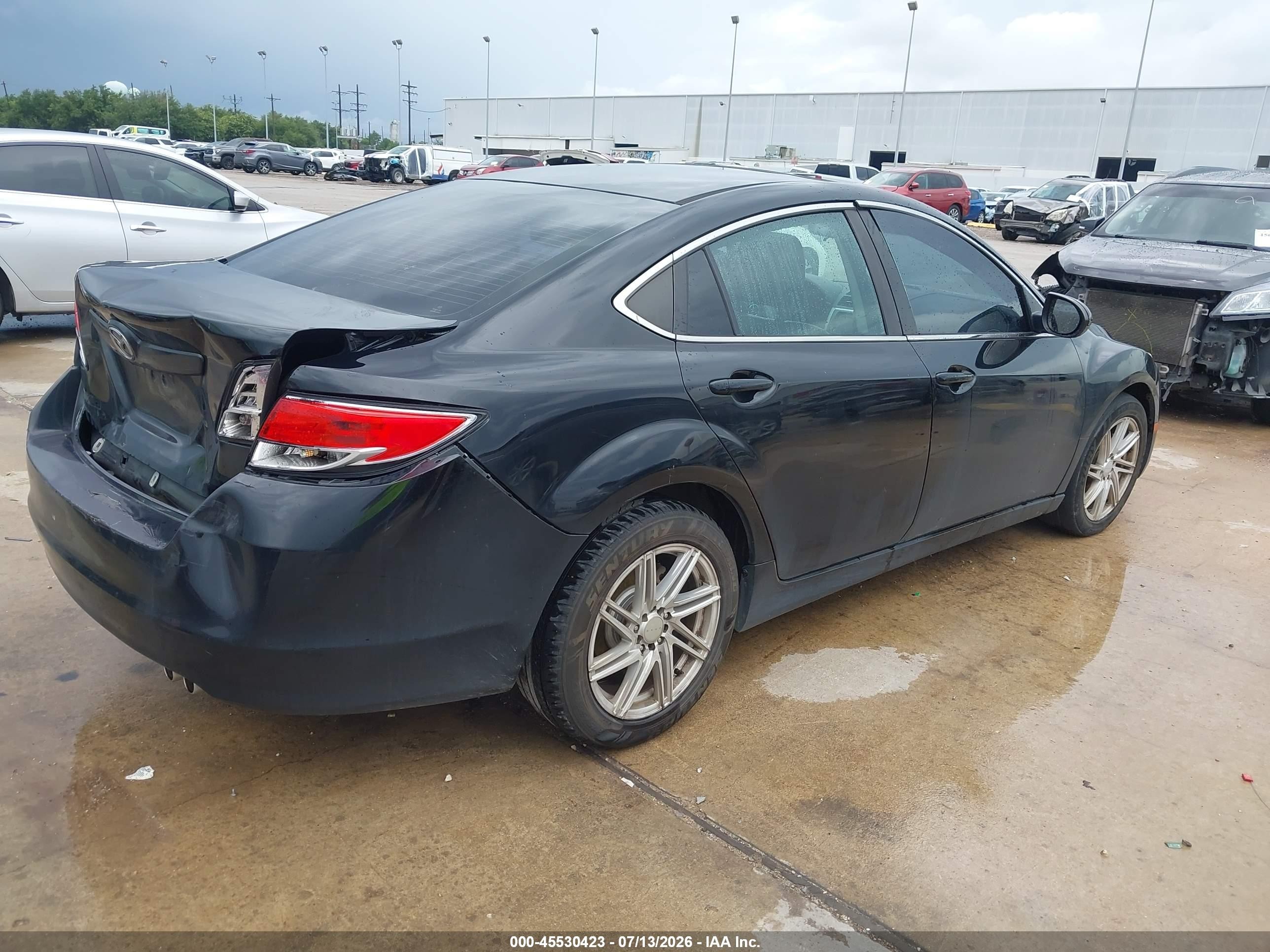 2011 Mazda Mazda6 I Touring Black vin: 1YVHZ8CH3B5M15886