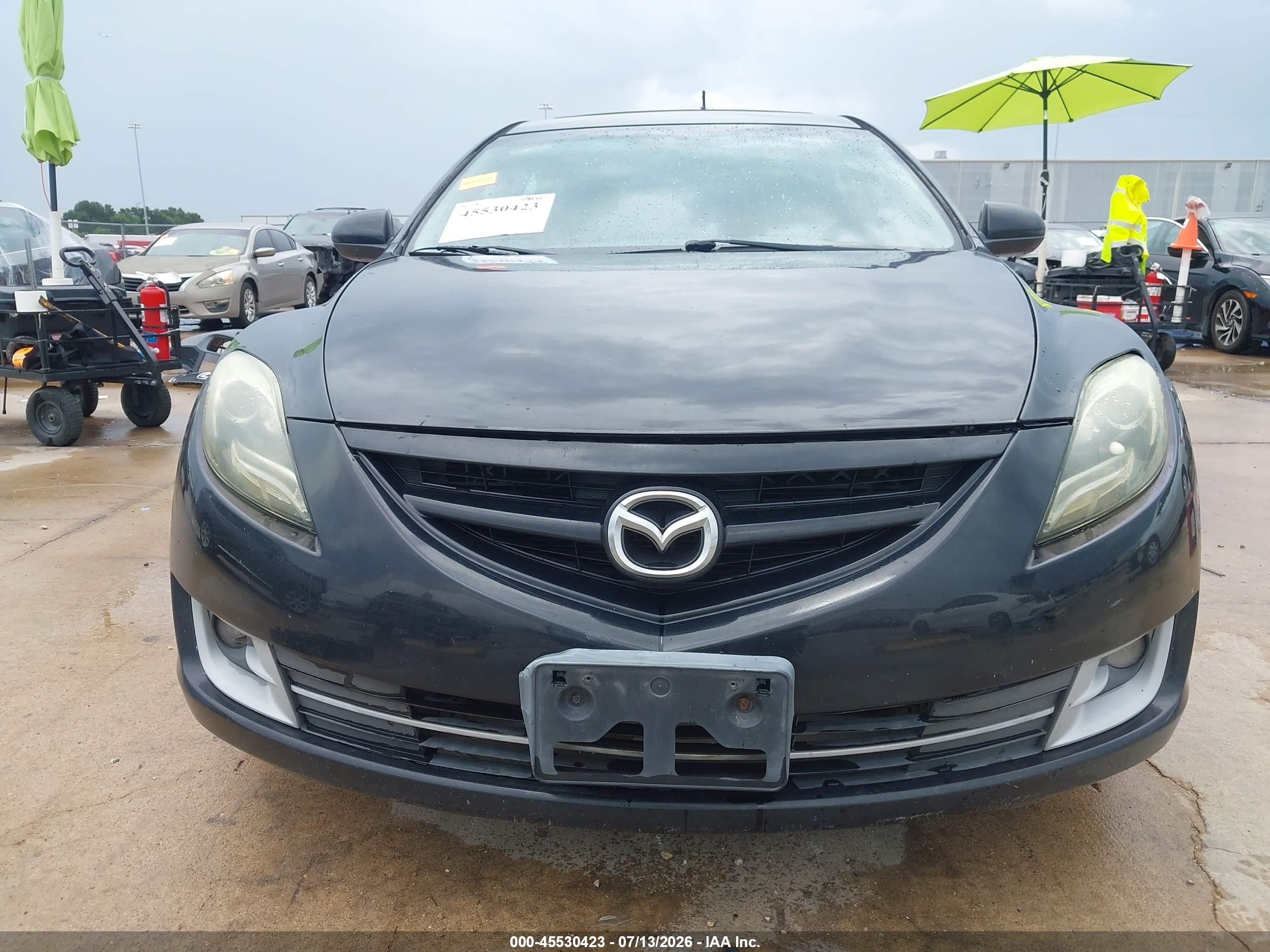 2011 Mazda Mazda6 I Touring Black vin: 1YVHZ8CH3B5M15886