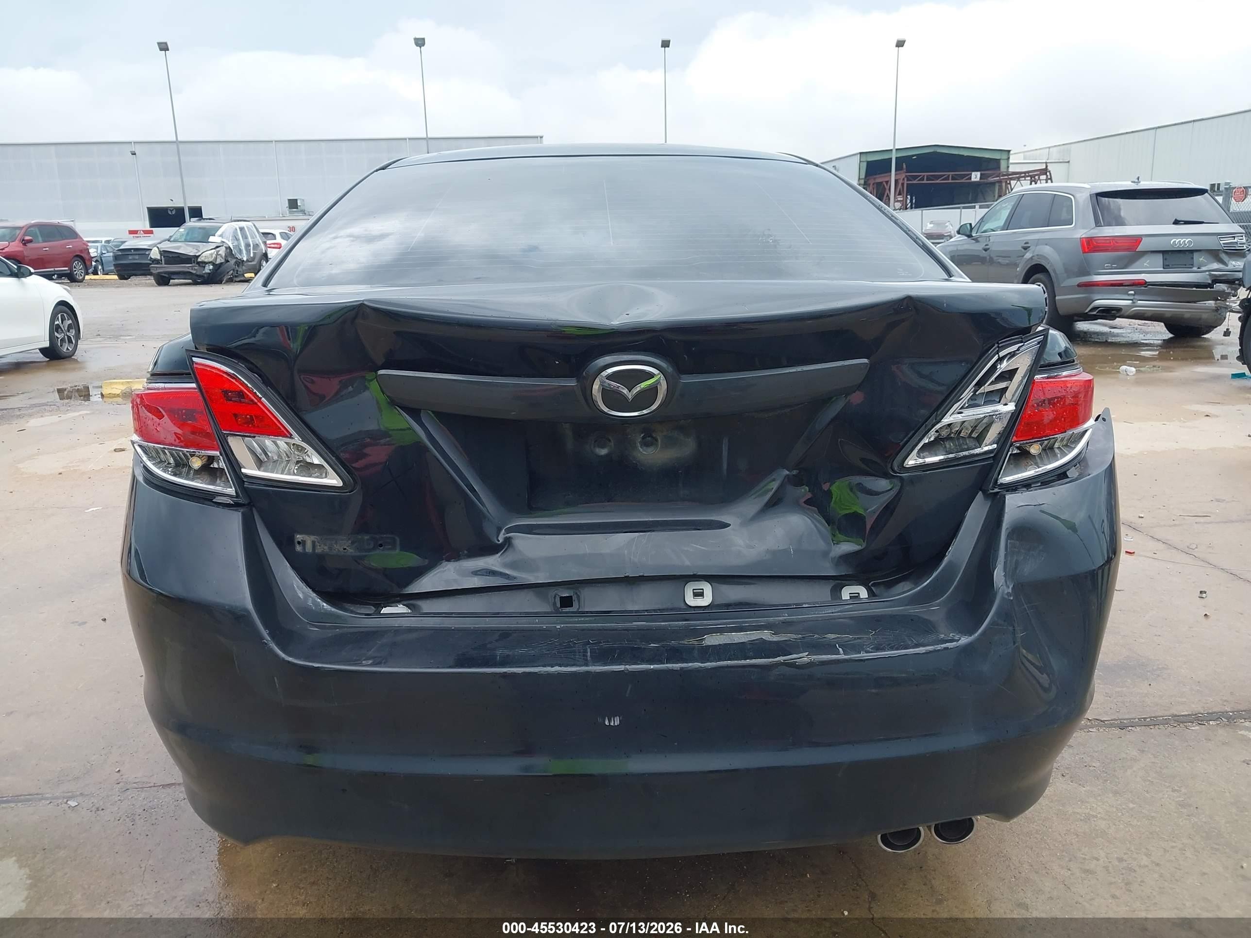 2011 Mazda Mazda6 I Touring Black vin: 1YVHZ8CH3B5M15886