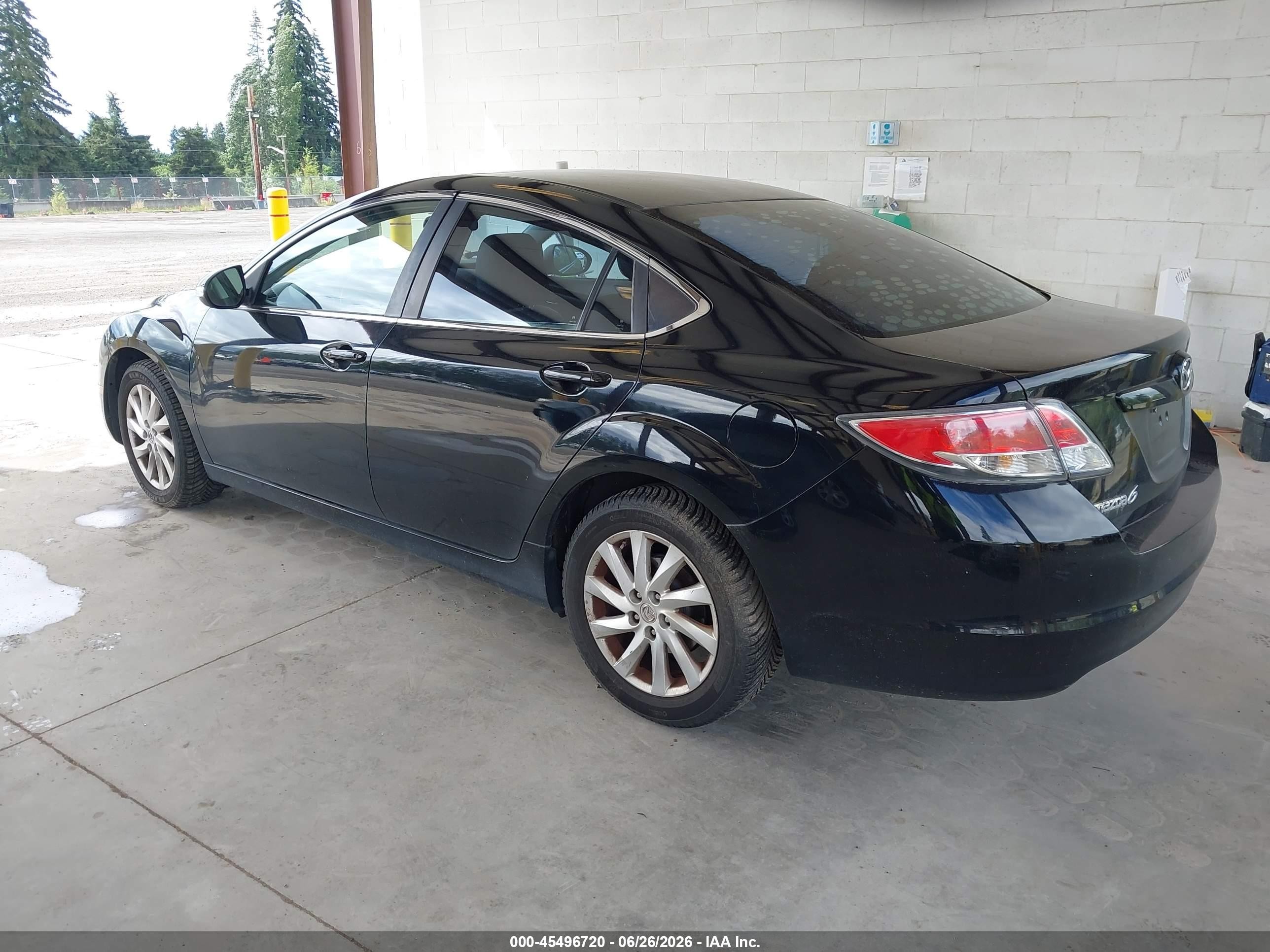 2012 Mazda Mazda6 I Grand Touring Black vin: 1YVHZ8CH3C5M06381