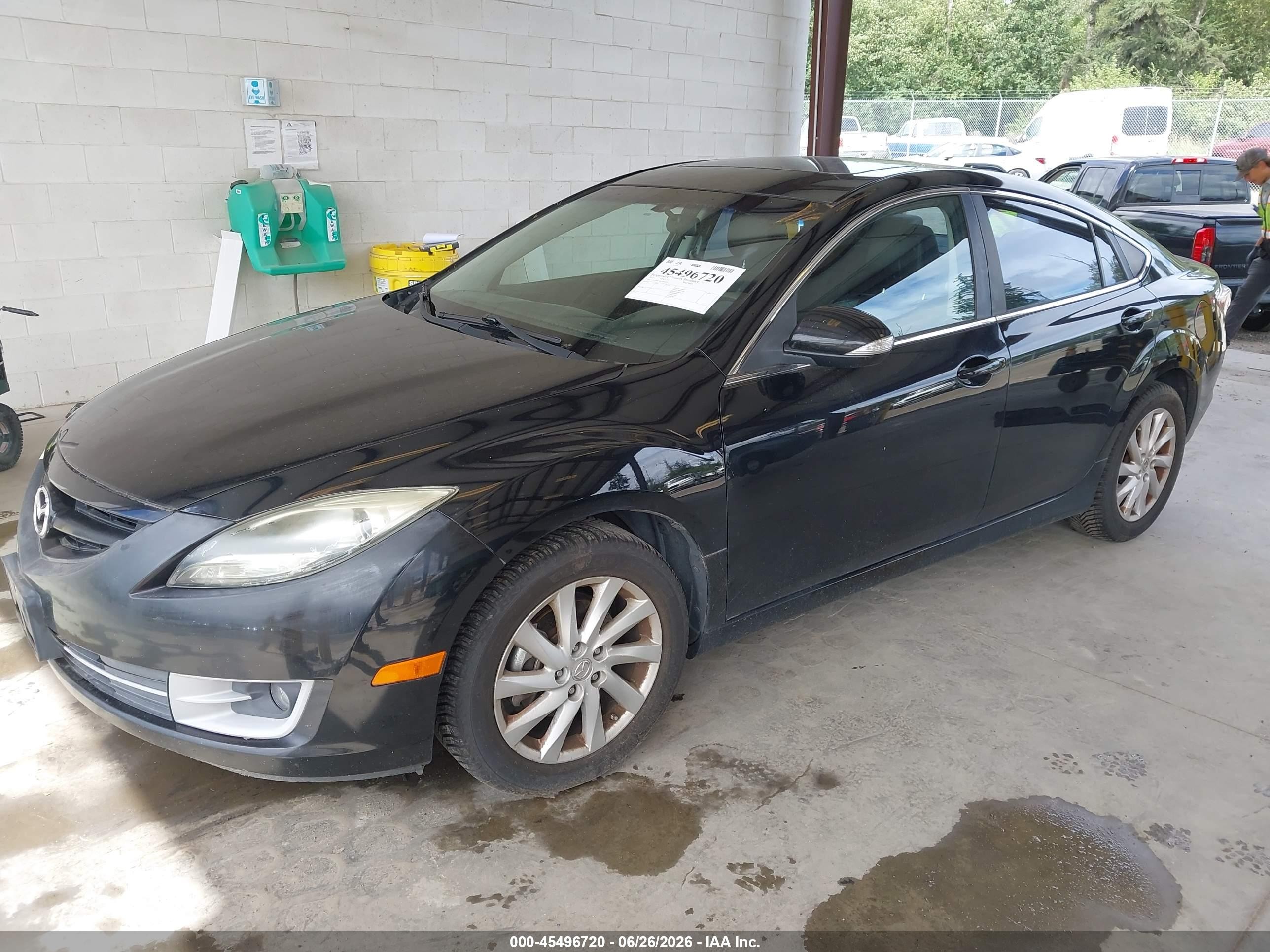 2012 Mazda Mazda6 I Grand Touring Black vin: 1YVHZ8CH3C5M06381
