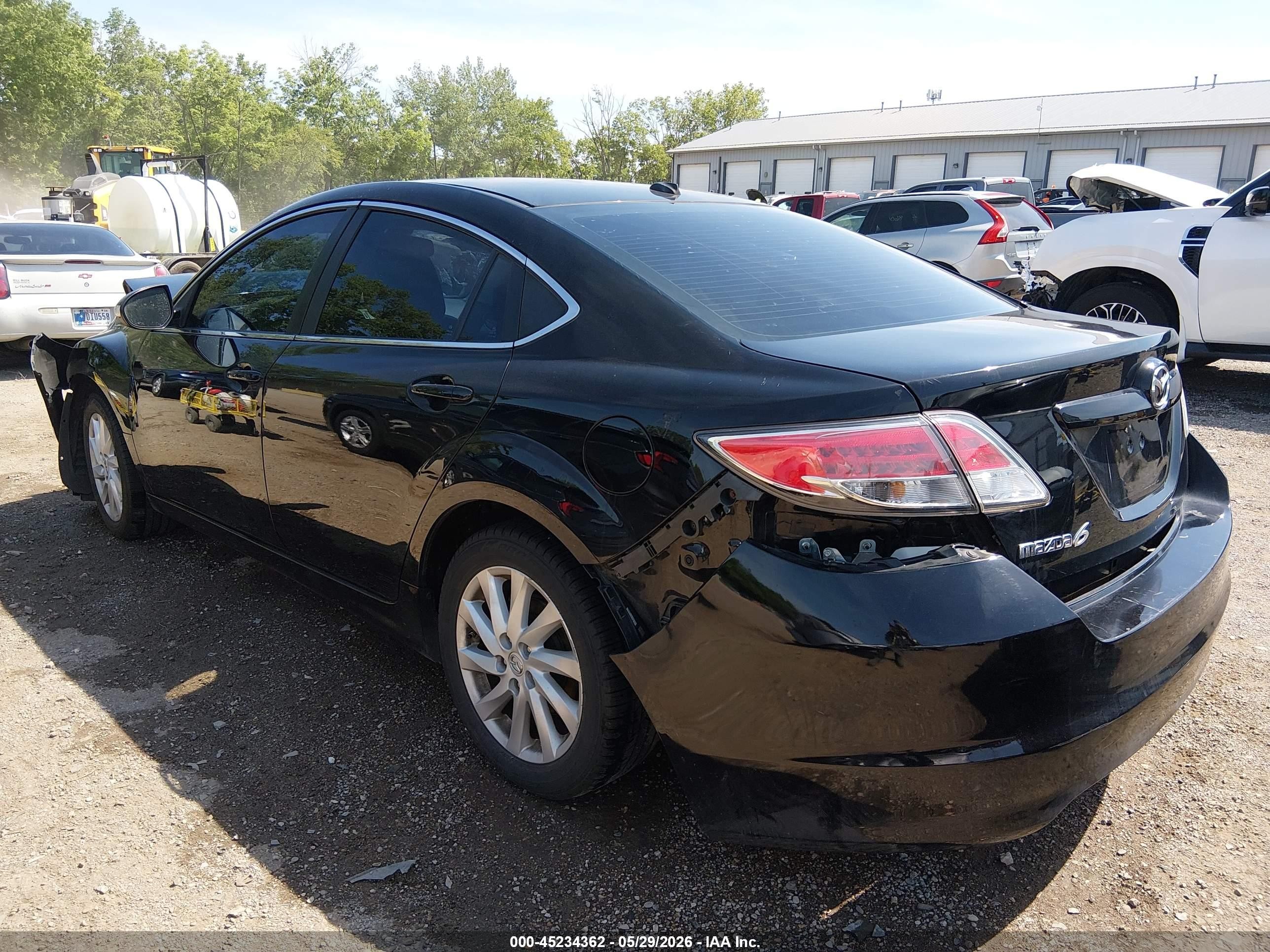 2012 Mazda Mazda6 I Grand Touring Black vin: 1YVHZ8CH3C5M34567