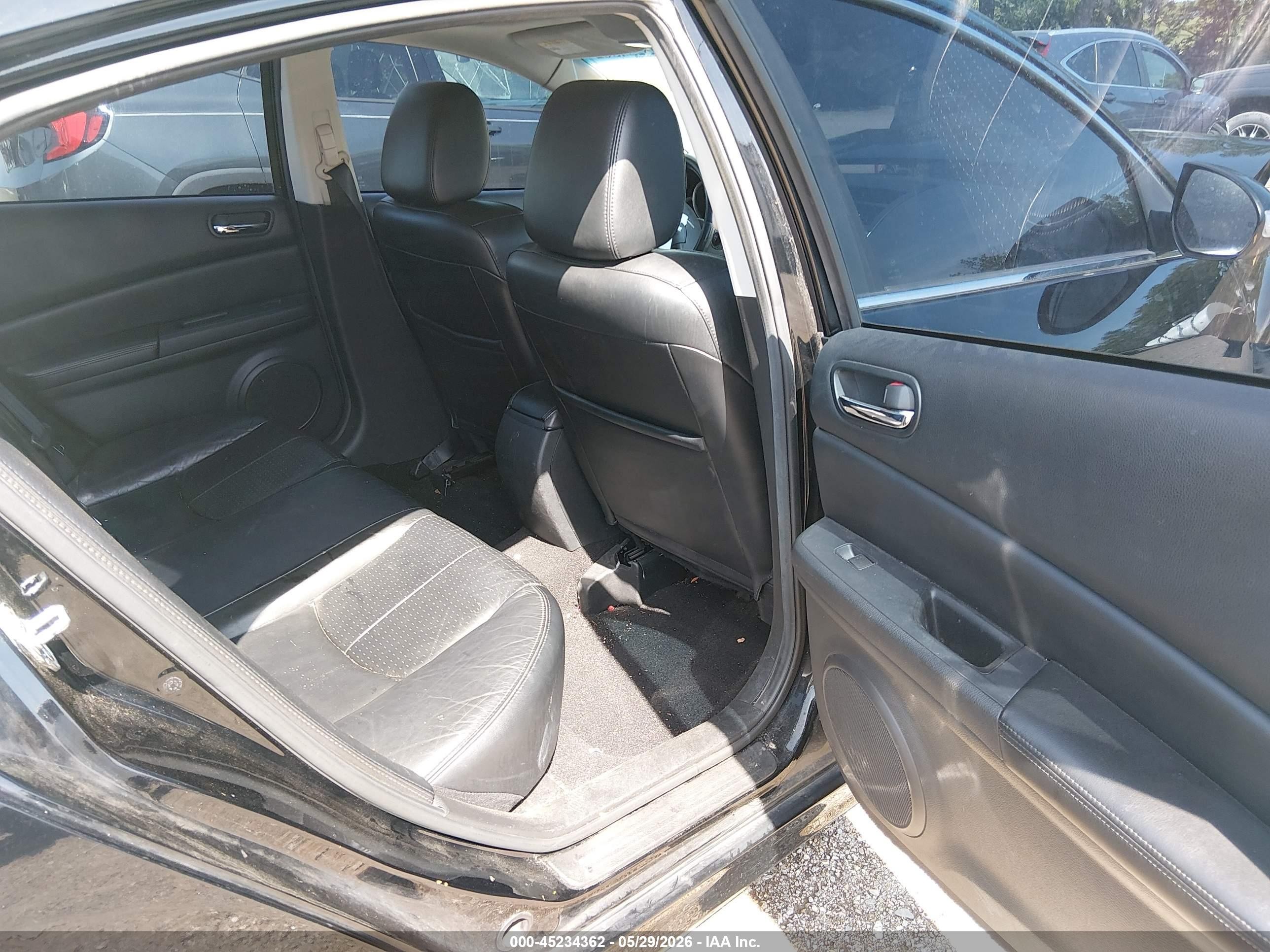2012 Mazda Mazda6 I Grand Touring Black vin: 1YVHZ8CH3C5M34567