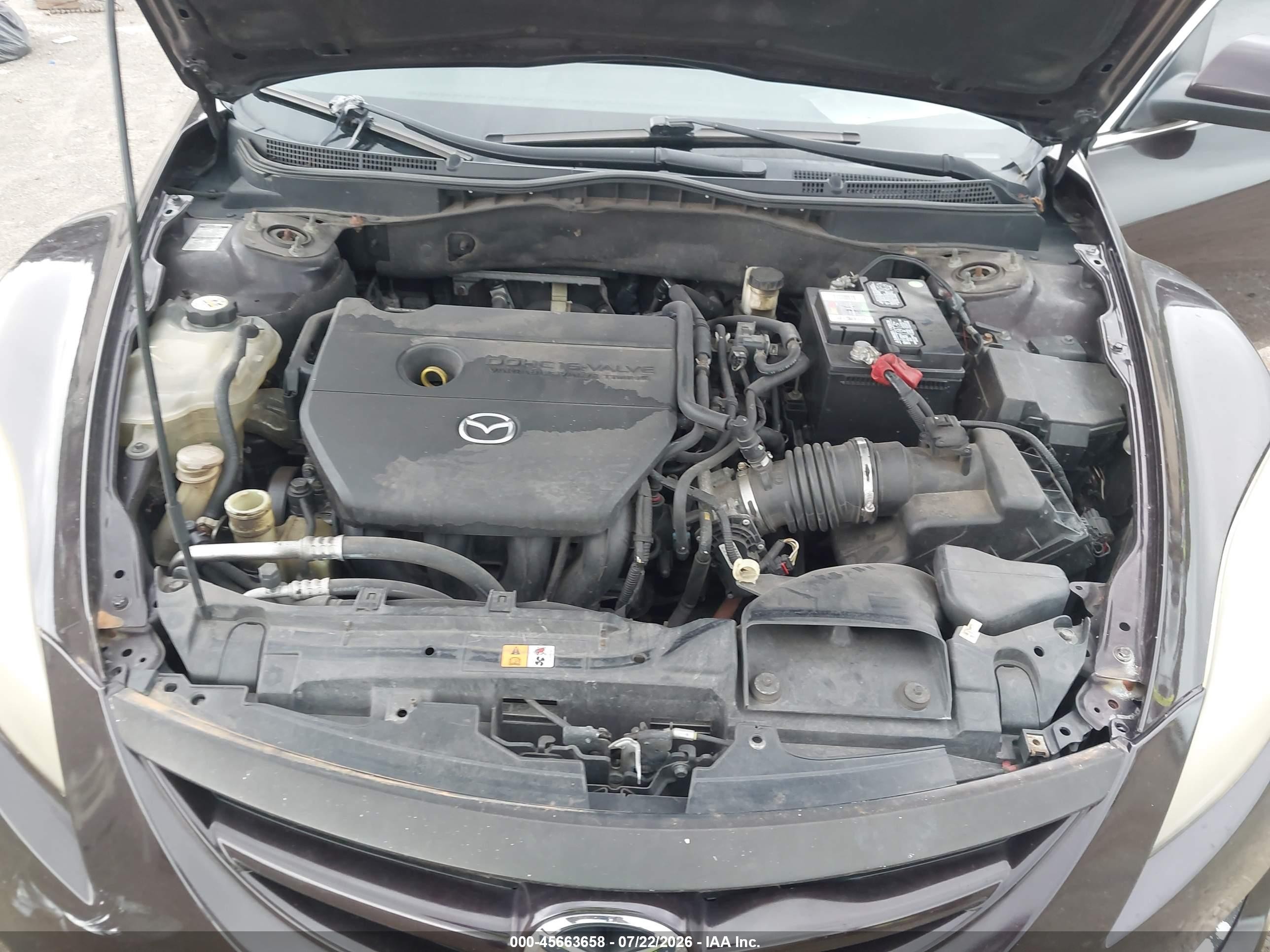 2010 Mazda Mazda6 I Touring Plus Burgundy vin: 1YVHZ8CH4A5M16995