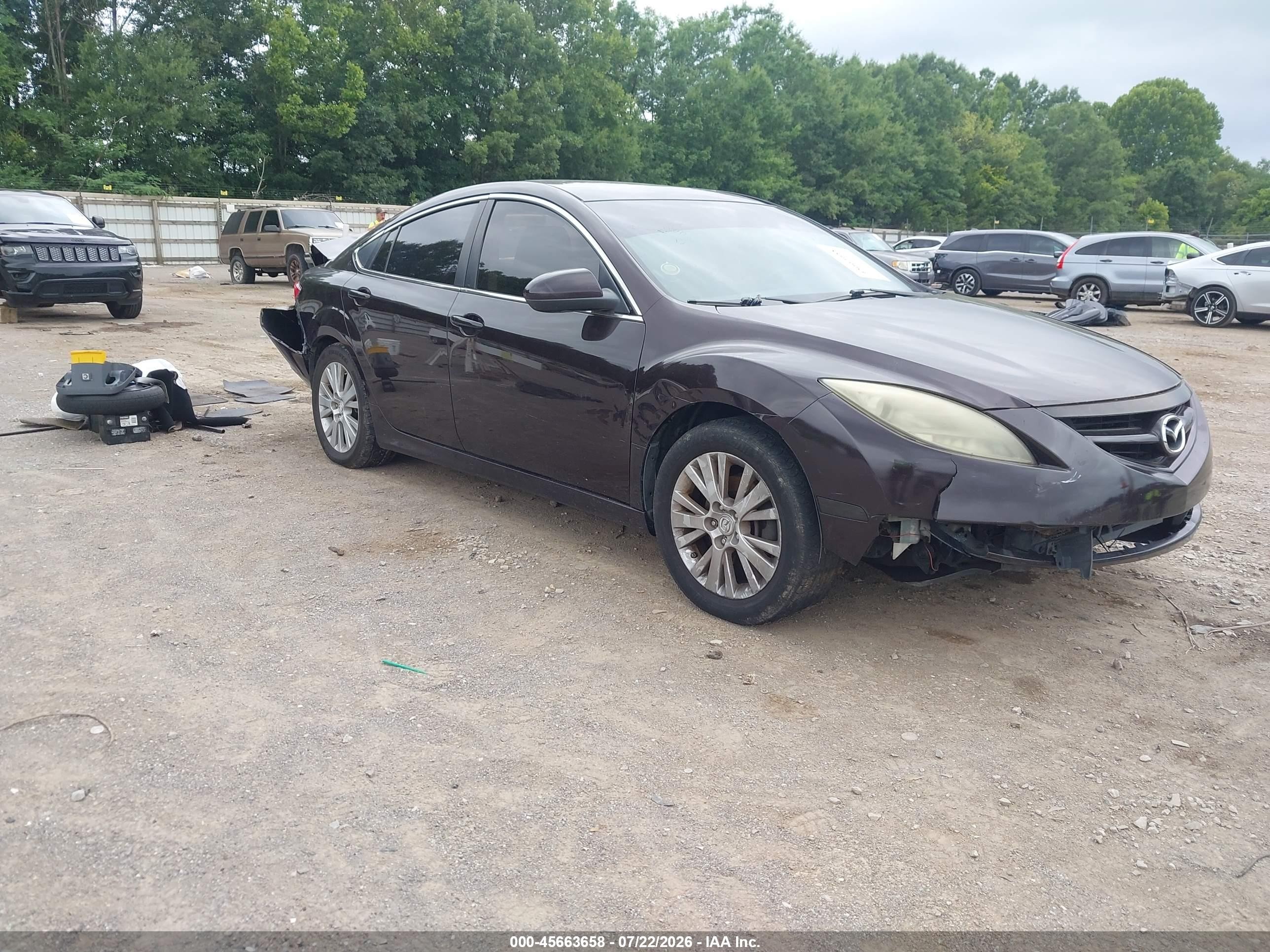 2010 Mazda Mazda6 I Touring Plus Burgundy vin: 1YVHZ8CH4A5M16995
