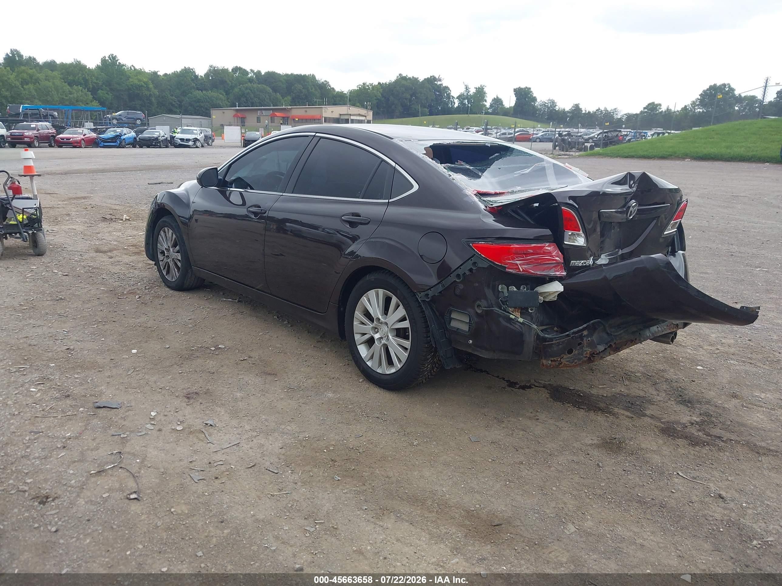 2010 Mazda Mazda6 I Touring Plus Burgundy vin: 1YVHZ8CH4A5M16995