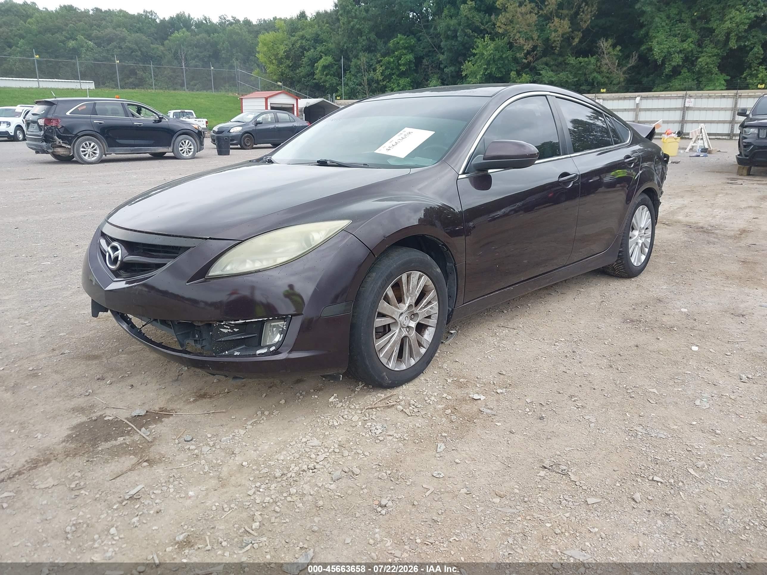2010 Mazda Mazda6 I Touring Plus Burgundy vin: 1YVHZ8CH4A5M16995