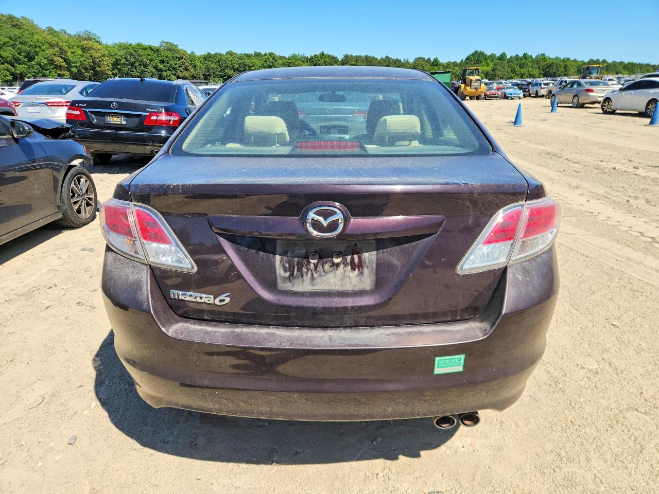 2010 Mazda 6 I Burgundy vin: 1YVHZ8CH4A5M37295