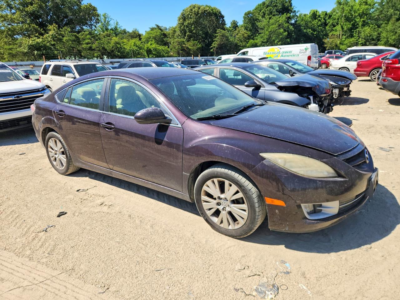 2010 Mazda 6 I Burgundy vin: 1YVHZ8CH4A5M37295