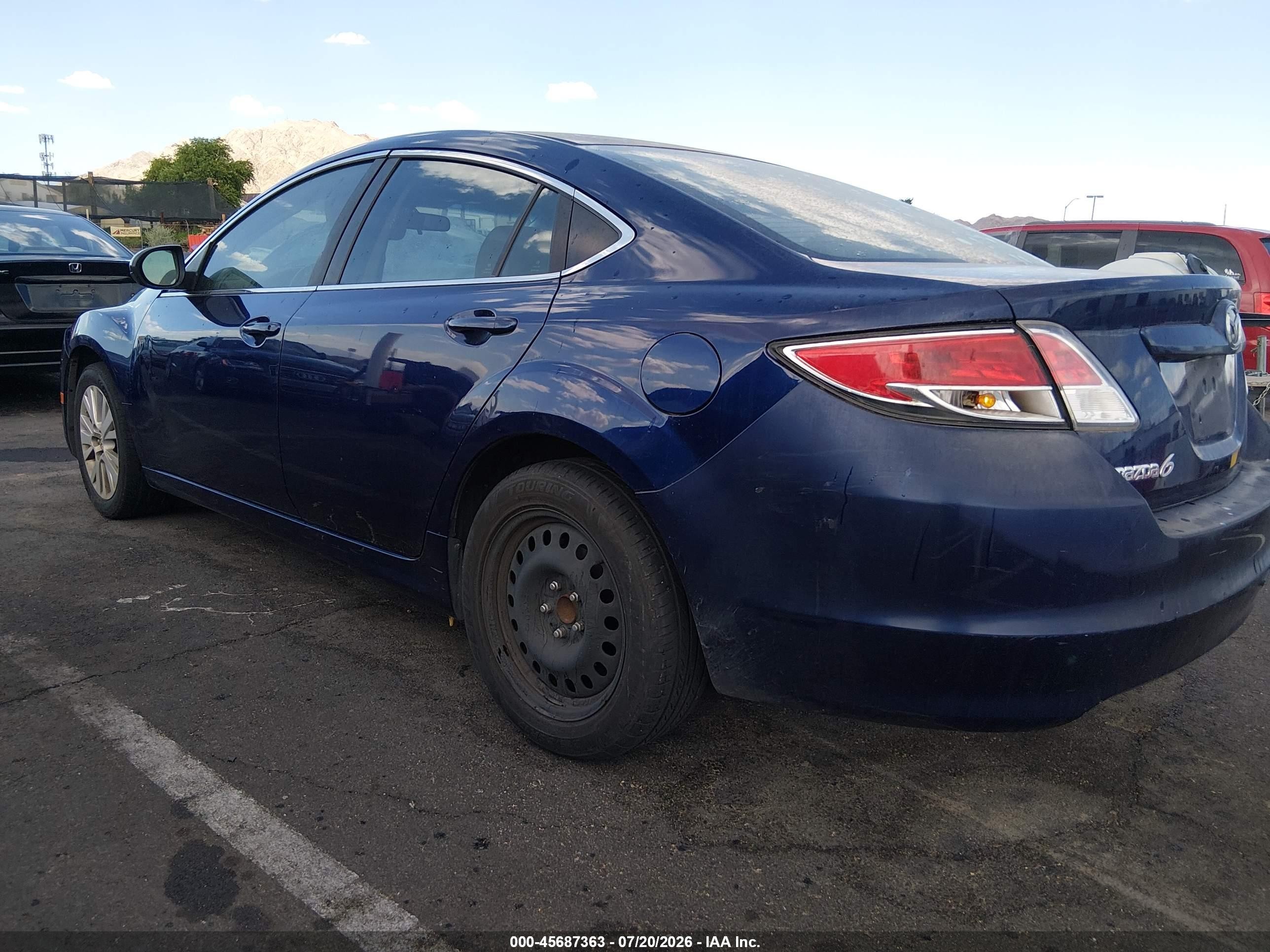 2010 Mazda Mazda6 I Touring Plus Blue vin: 1YVHZ8CH4A5M45333