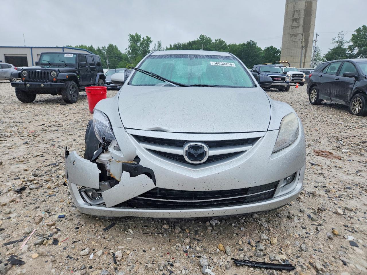 2010 Mazda 6 I Серебряный vin: 1YVHZ8CH4A5M55117