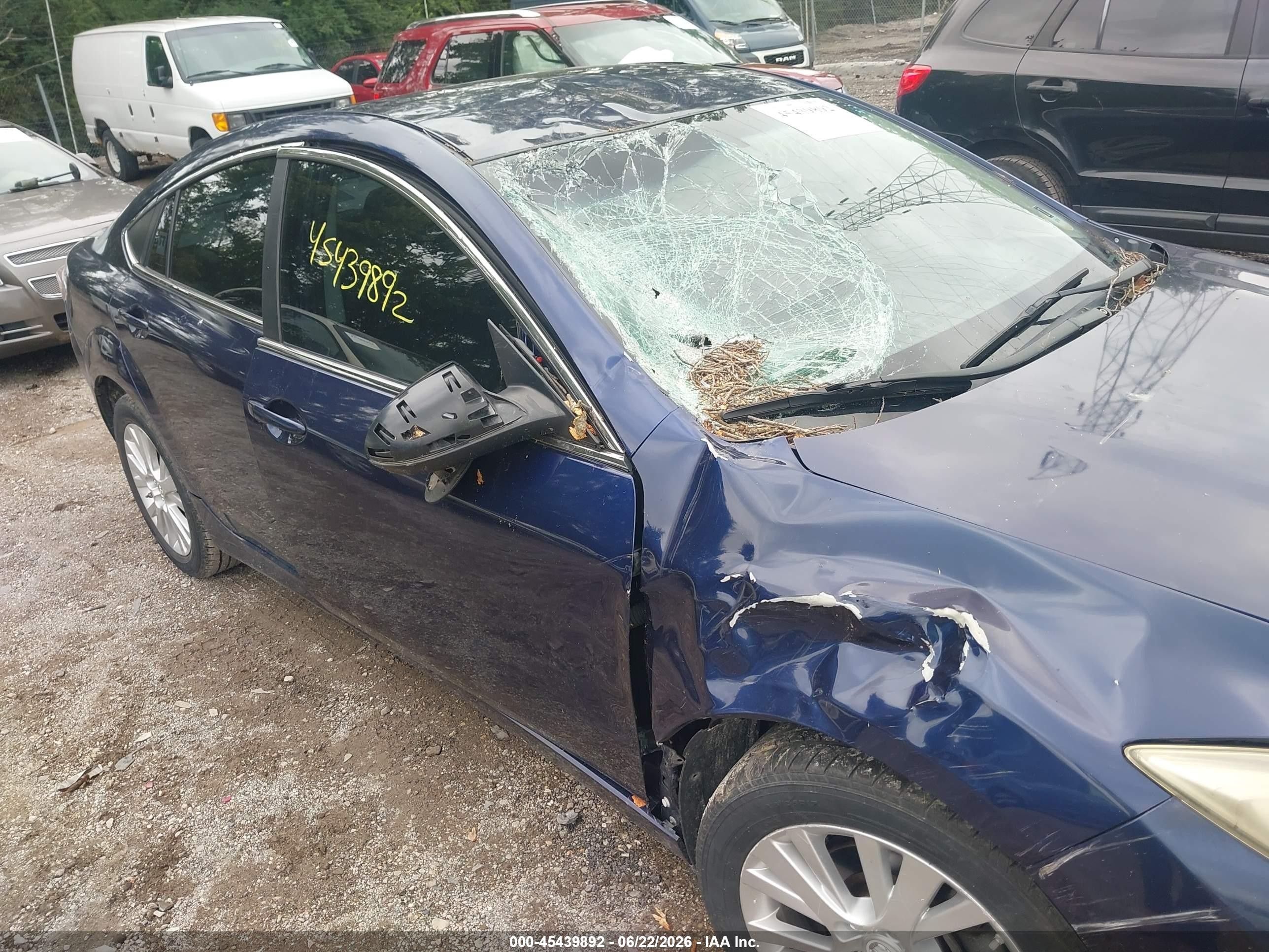 2010 Mazda Mazda6 I Touring Blue vin: 1YVHZ8CH4A5M56686