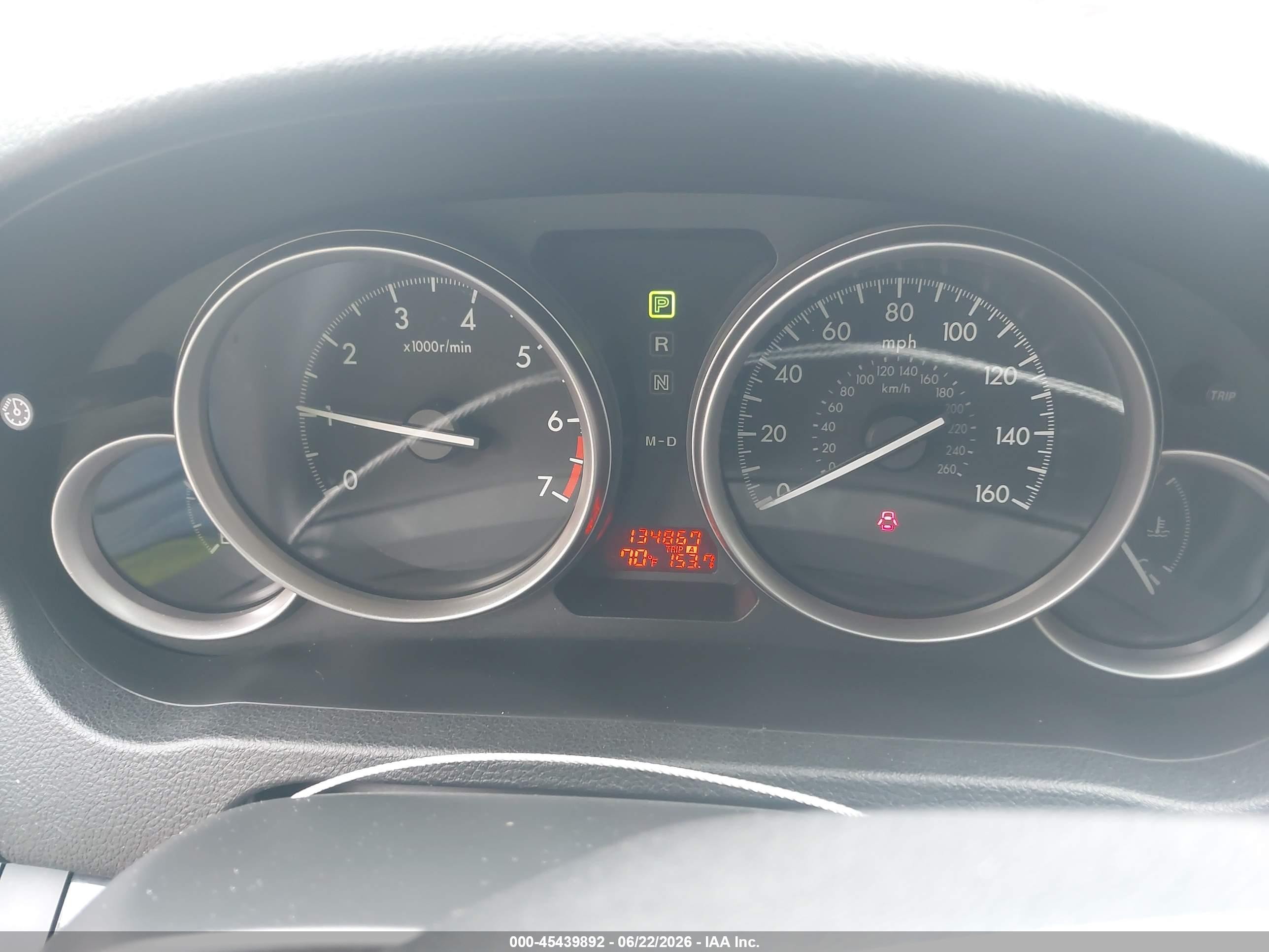 2010 Mazda Mazda6 I Touring Blue vin: 1YVHZ8CH4A5M56686