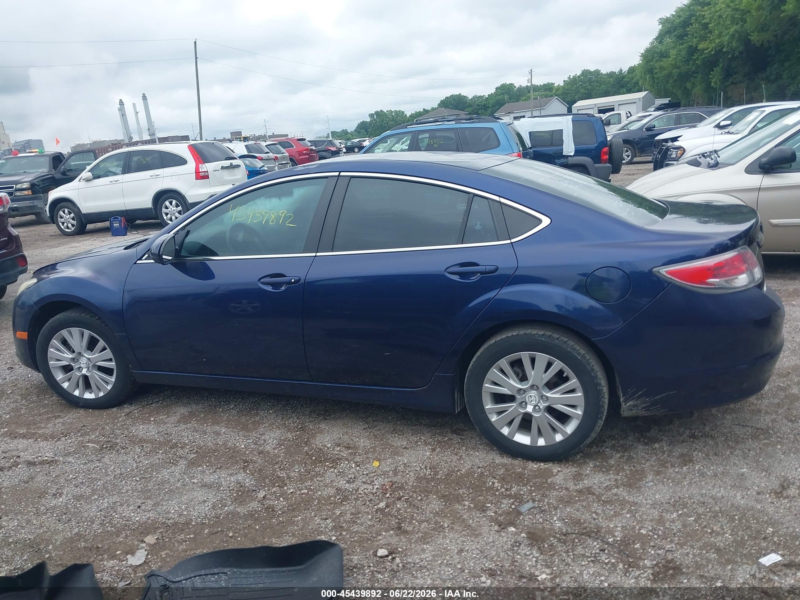 2010 Mazda Mazda6 I Touring Blue vin: 1YVHZ8CH4A5M56686