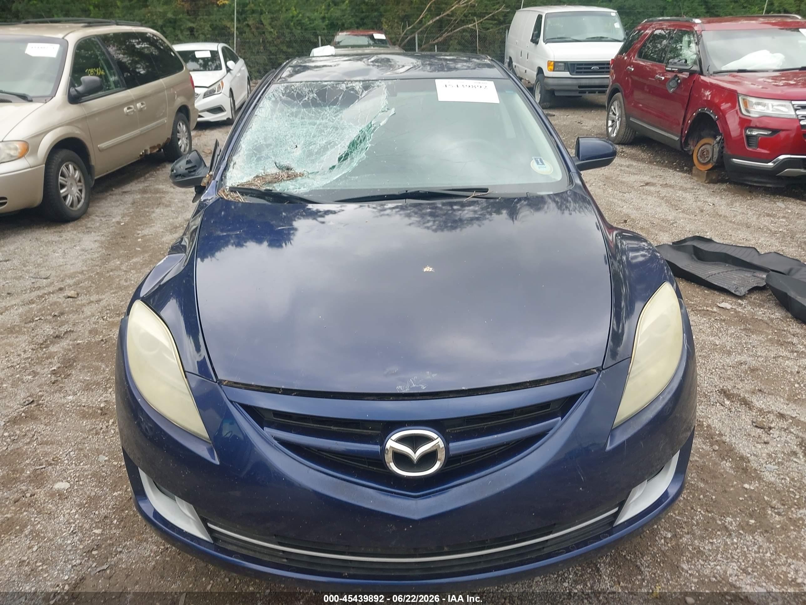 2010 Mazda Mazda6 I Touring Blue vin: 1YVHZ8CH4A5M56686