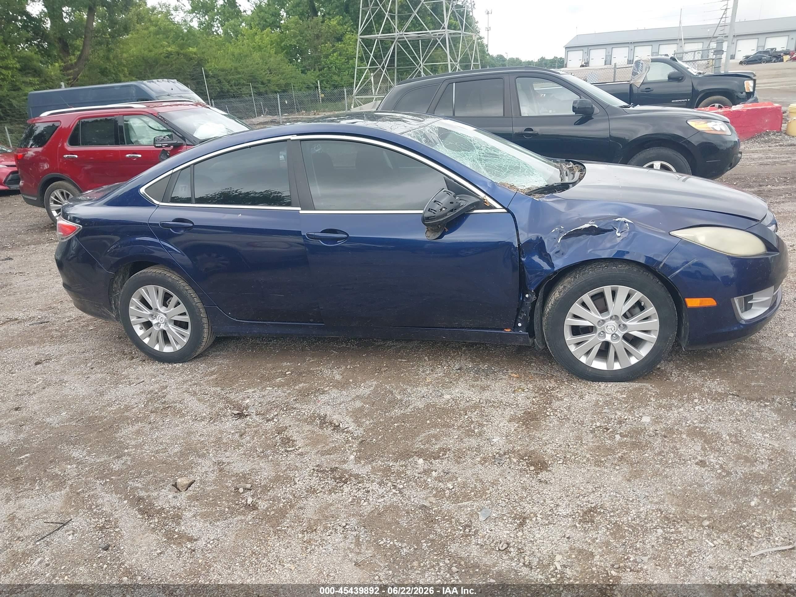 2010 Mazda Mazda6 I Touring Blue vin: 1YVHZ8CH4A5M56686