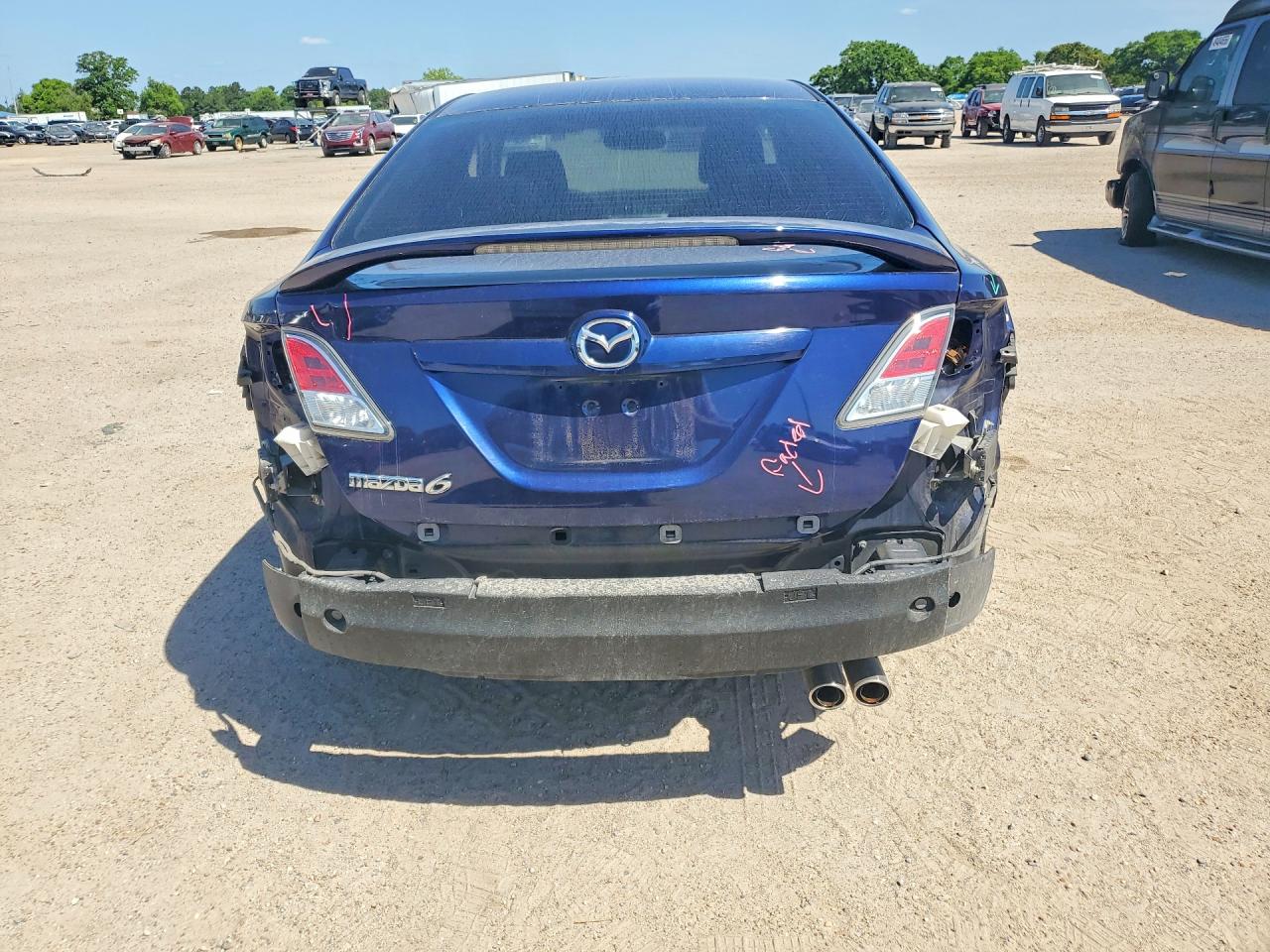 2011 Mazda 6 I Blue vin: 1YVHZ8CH4B5M02449