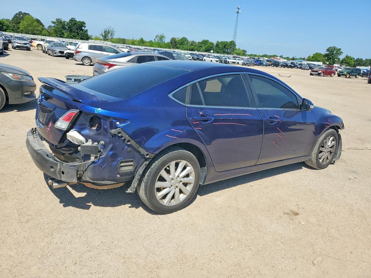 2011 Mazda 6 I Blue vin: 1YVHZ8CH4B5M02449