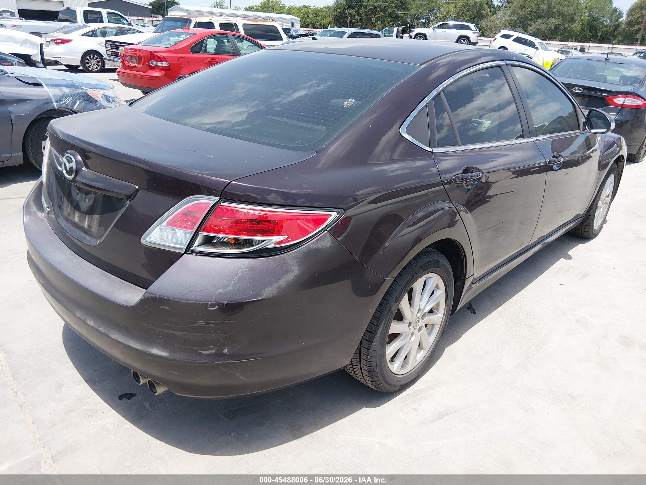 2011 Mazda Mazda6 I Touring Plus Purple vin: 1YVHZ8CH4B5M10695