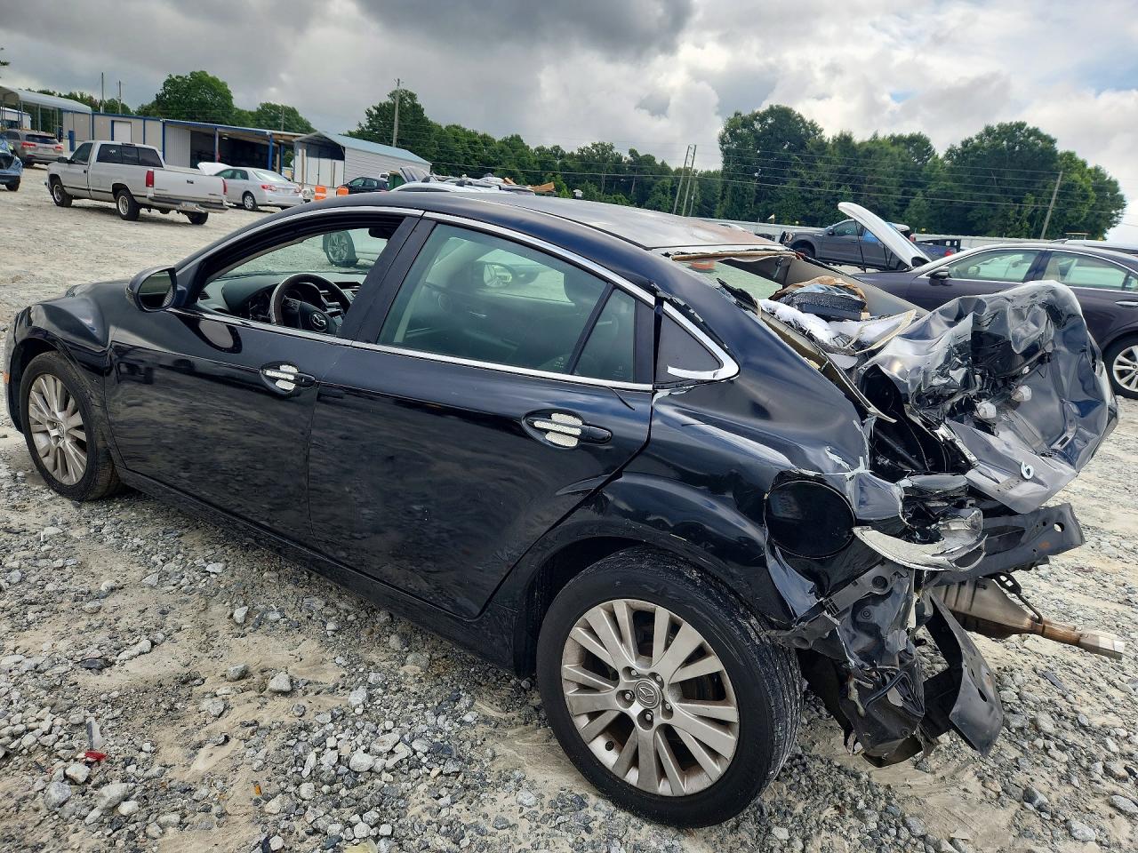 2010 Mazda 6 I Black vin: 1YVHZ8CH5A5M02040