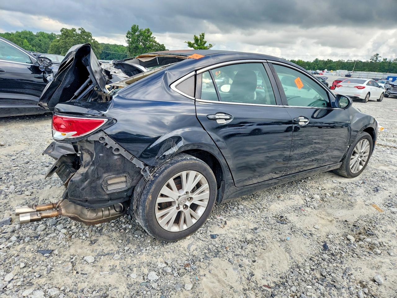 2010 Mazda 6 I Black vin: 1YVHZ8CH5A5M02040