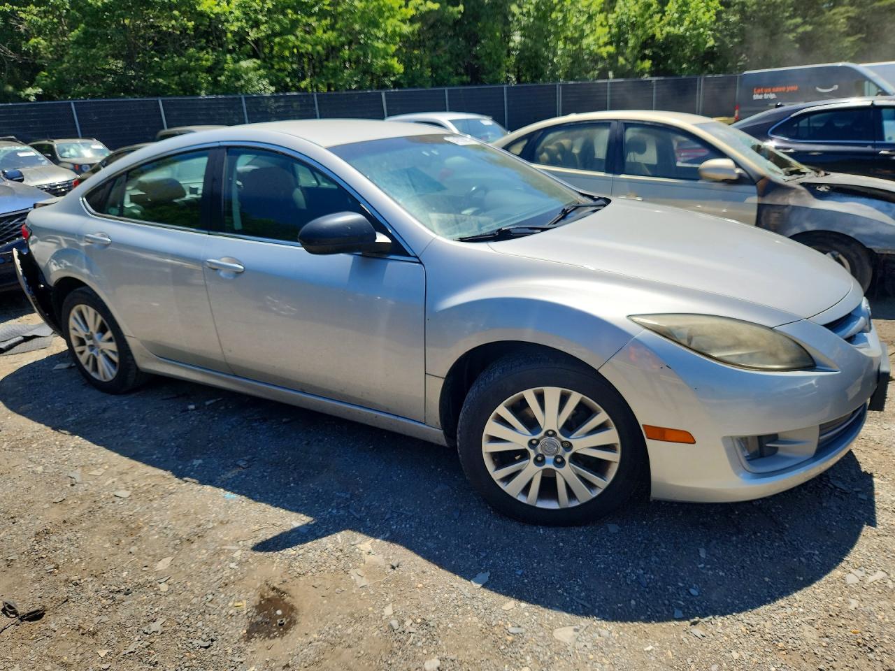 2010 Mazda 6 I Серебряный vin: 1YVHZ8CH5A5M29450