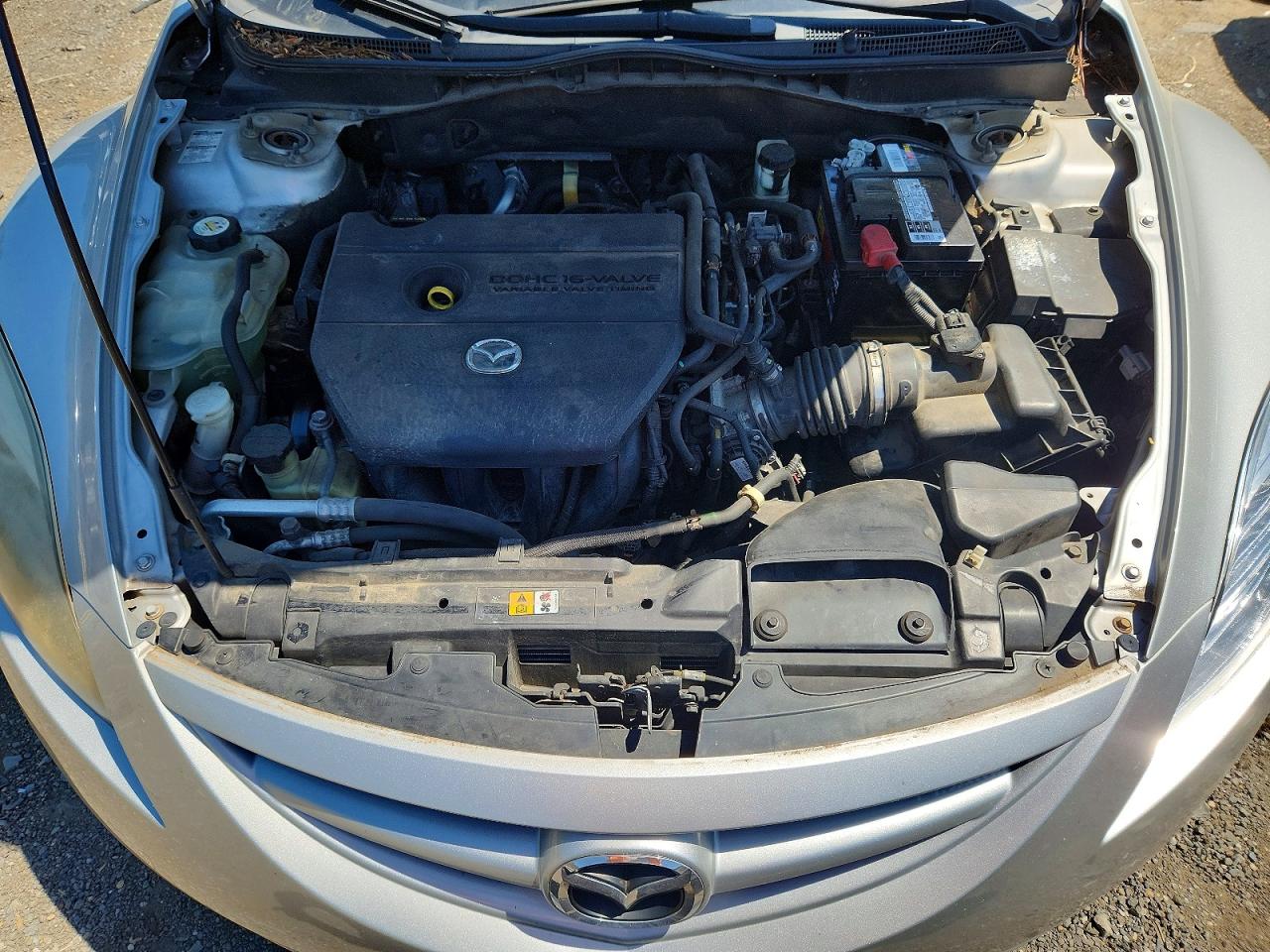 2010 Mazda 6 I Серебряный vin: 1YVHZ8CH5A5M29450