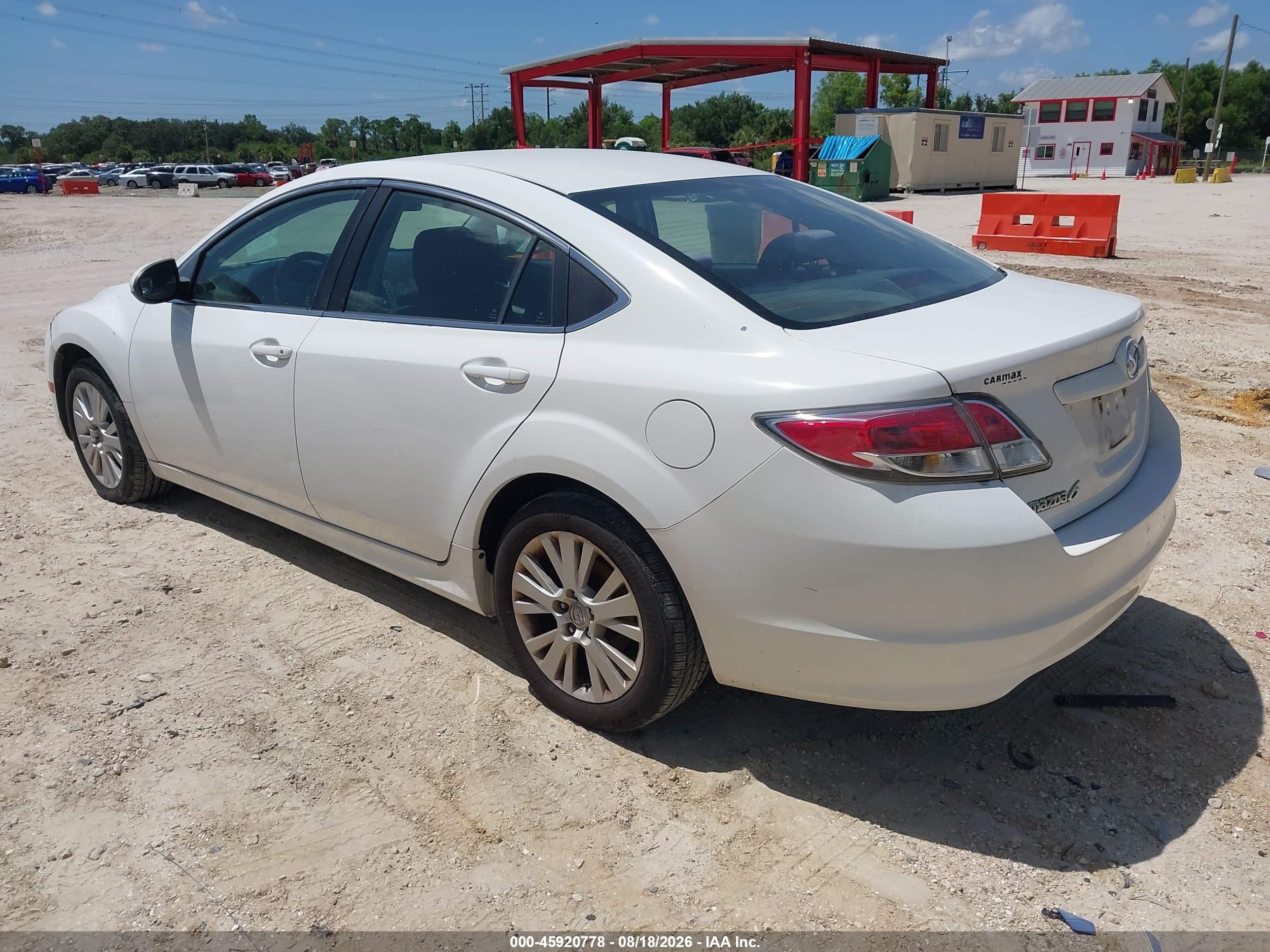 2010 Mazda Mazda6 I Touring White vin: 1YVHZ8CH5A5M41677