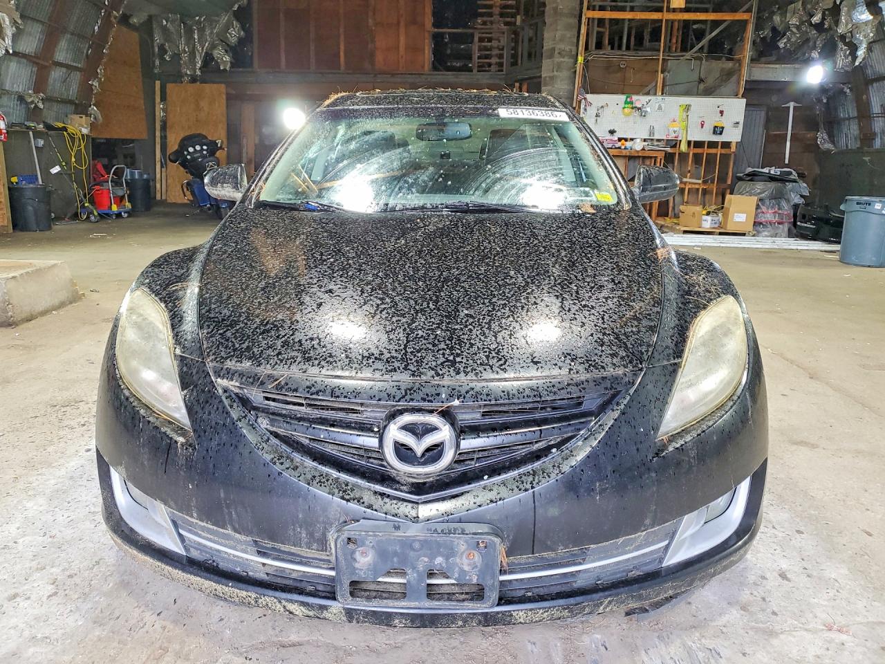 2010 Mazda 6 I Черный vin: 1YVHZ8CH5A5M41792