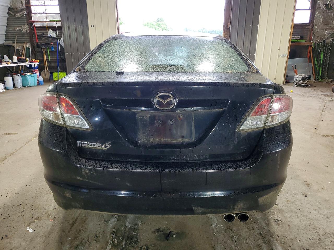 2010 Mazda 6 I Черный vin: 1YVHZ8CH5A5M41792