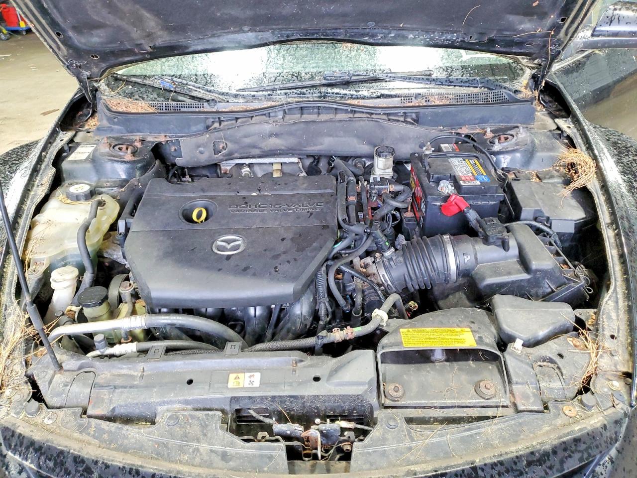 2010 Mazda 6 I Черный vin: 1YVHZ8CH5A5M41792