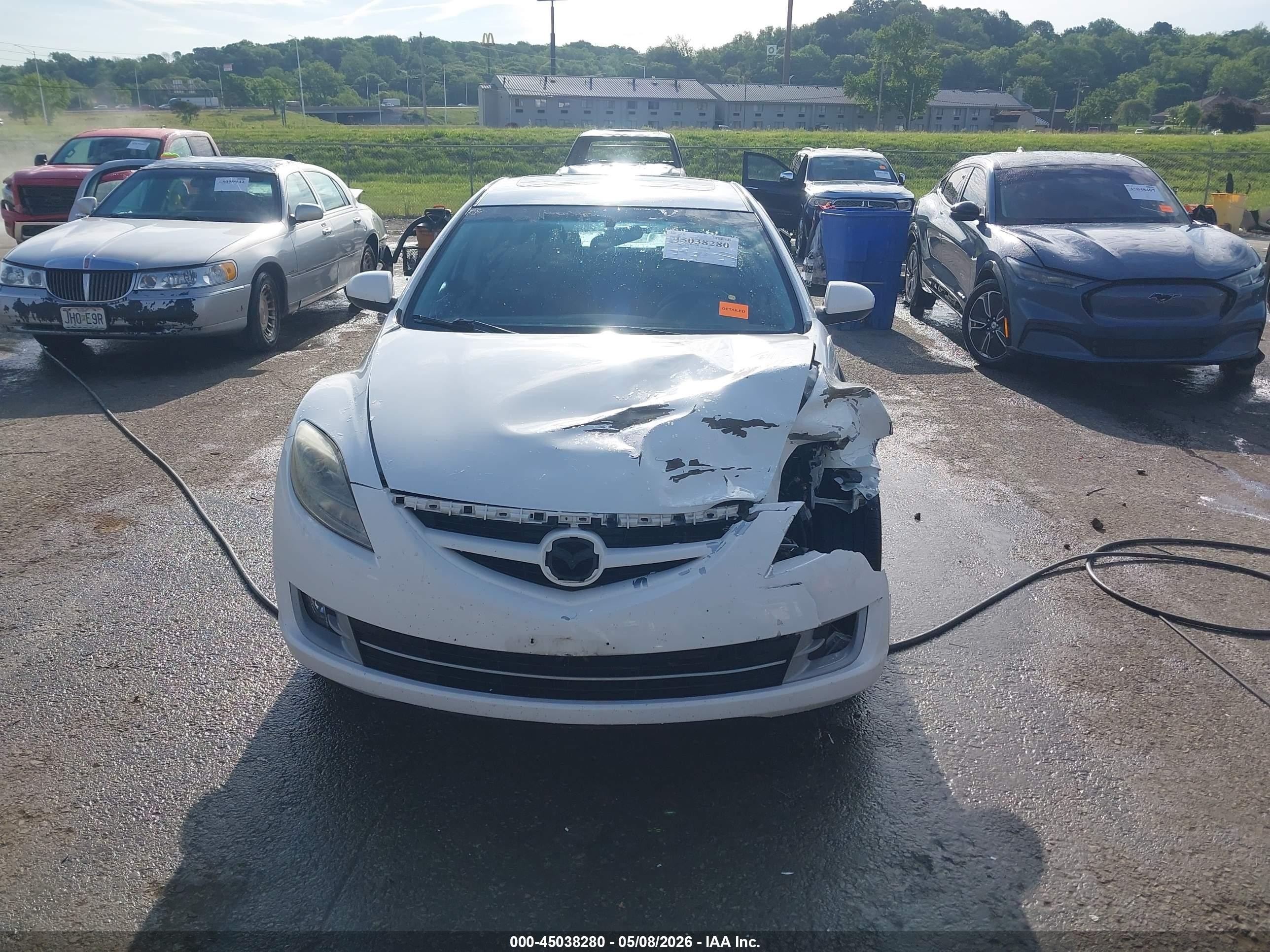 2010 Mazda Mazda6 I Touring Plus White vin: 1YVHZ8CH5A5M56616