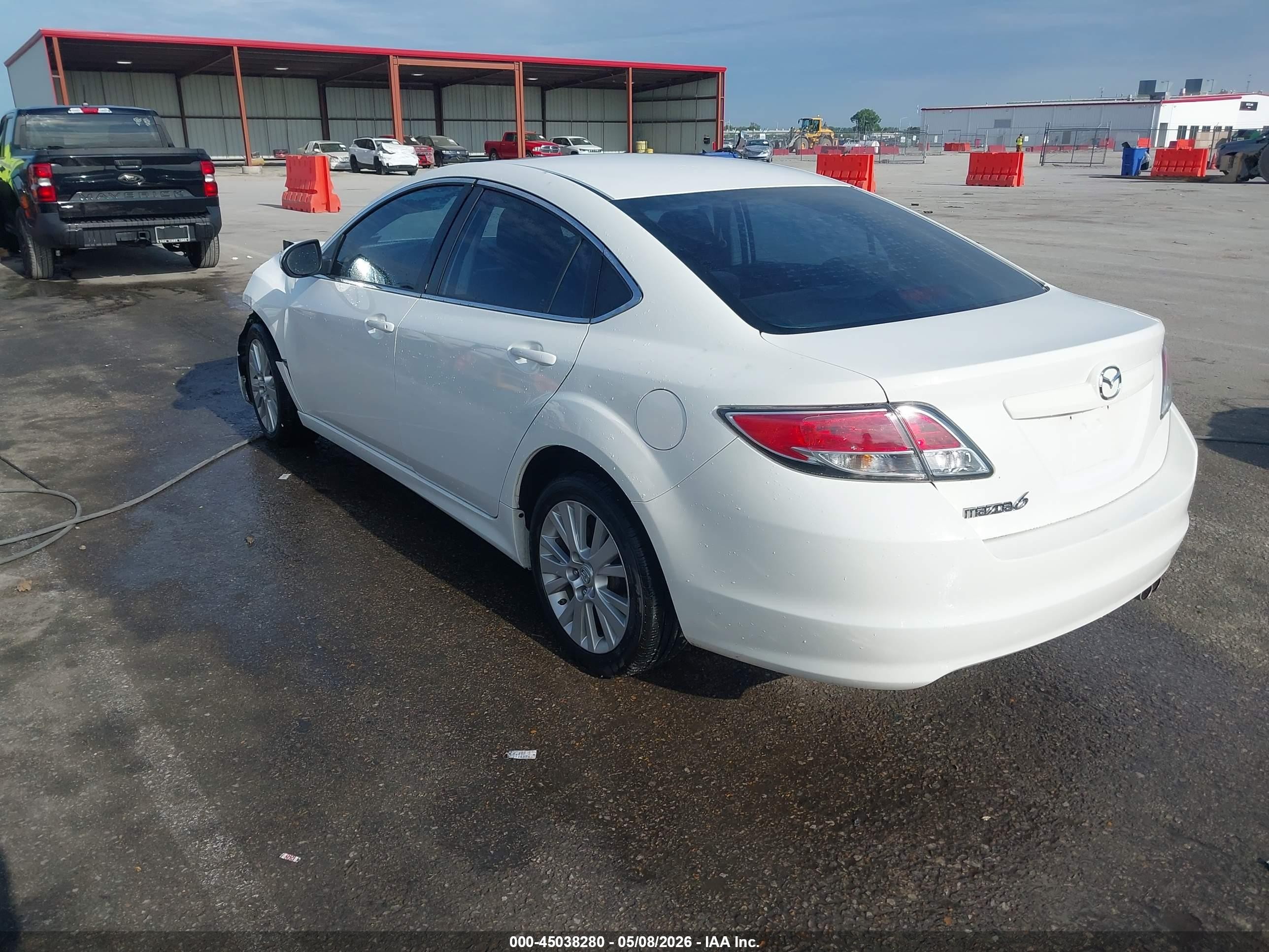 2010 Mazda Mazda6 I Touring Plus White vin: 1YVHZ8CH5A5M56616