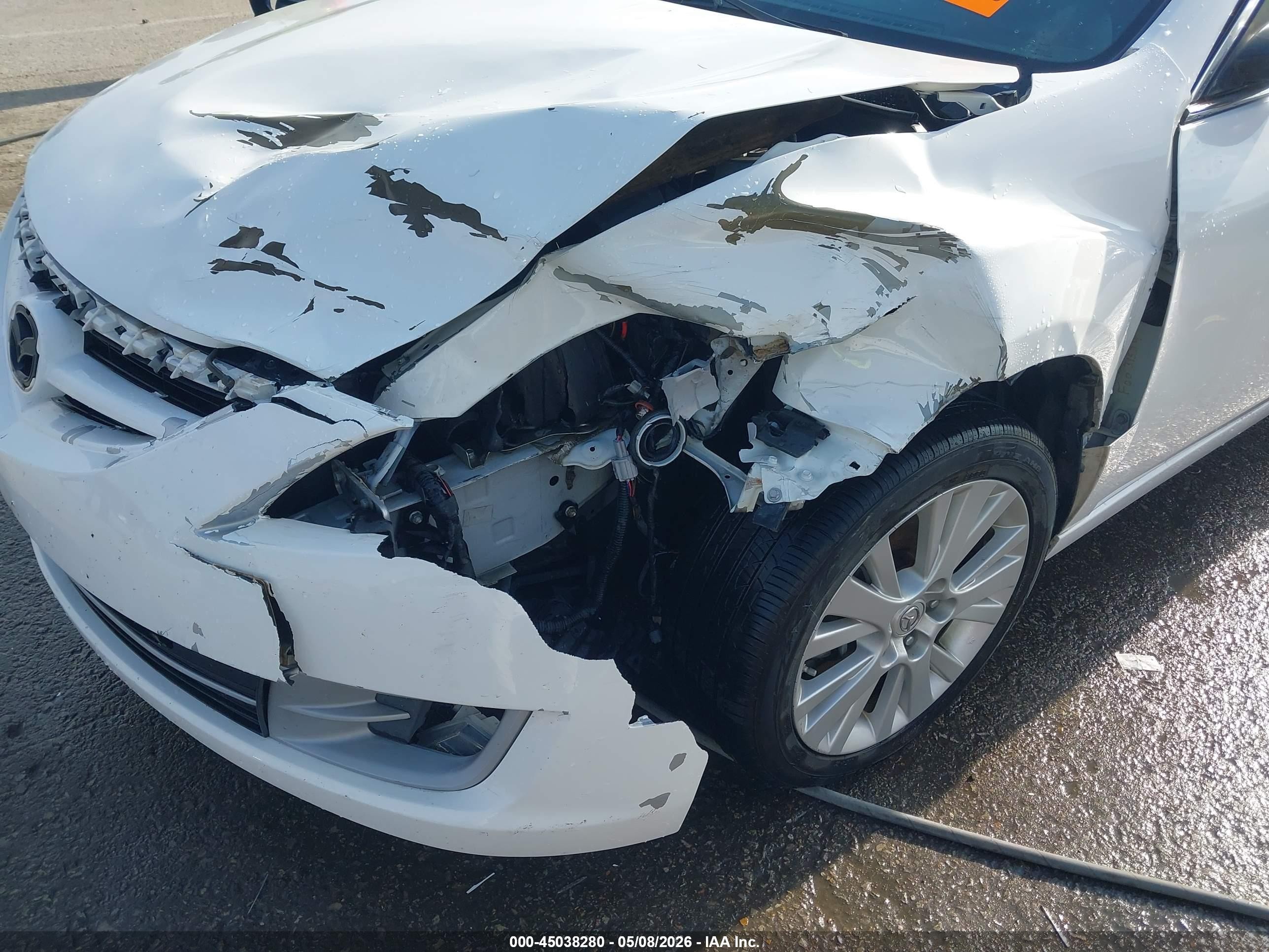 2010 Mazda Mazda6 I Touring Plus White vin: 1YVHZ8CH5A5M56616