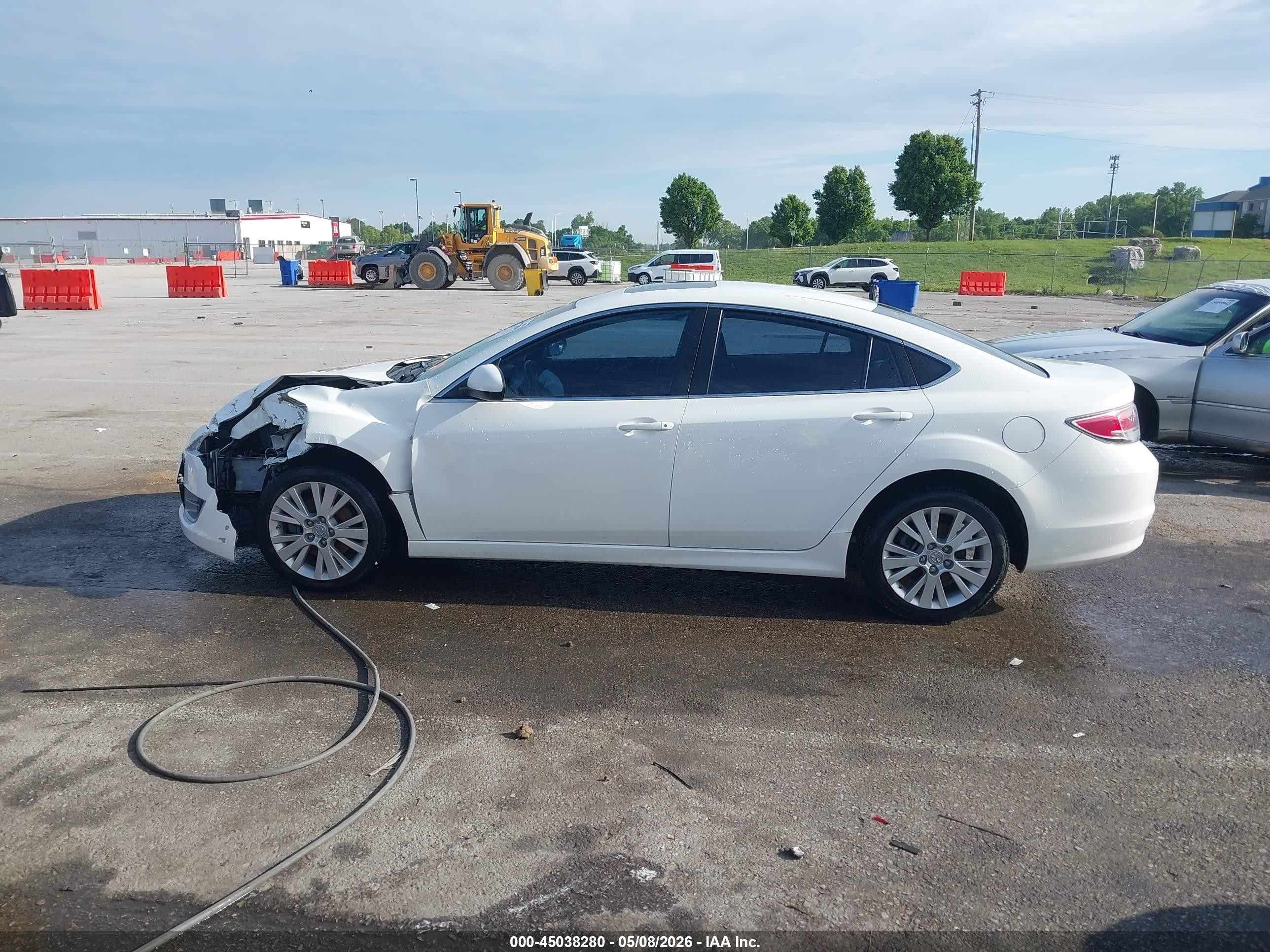 2010 Mazda Mazda6 I Touring Plus White vin: 1YVHZ8CH5A5M56616