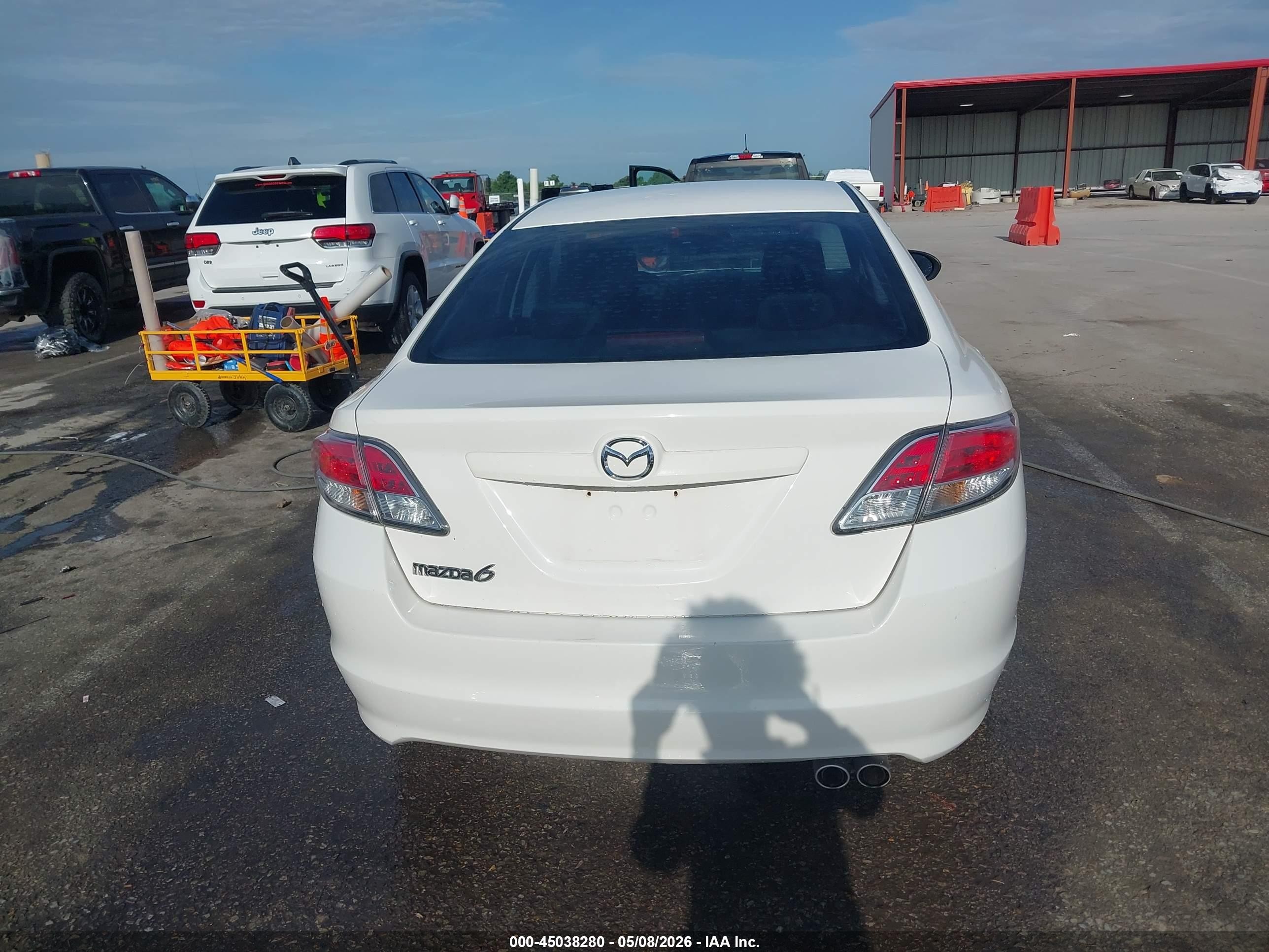 2010 Mazda Mazda6 I Touring Plus White vin: 1YVHZ8CH5A5M56616