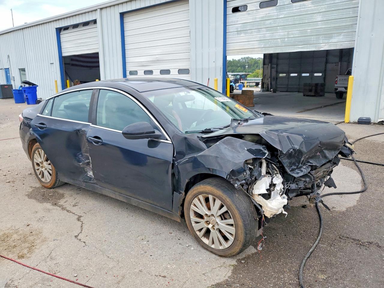 2010 Mazda 6 I Черный vin: 1YVHZ8CH6A5M12334