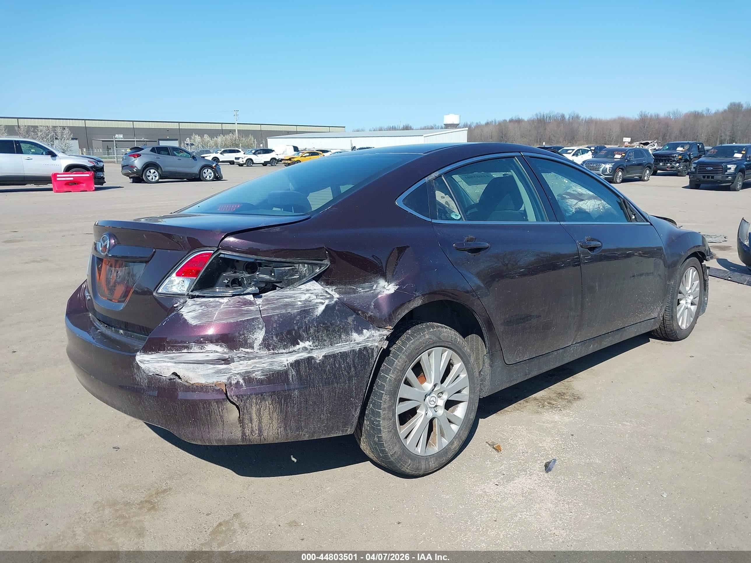 2010 Mazda Mazda6 I Touring Purple vin: 1YVHZ8CH6A5M47956