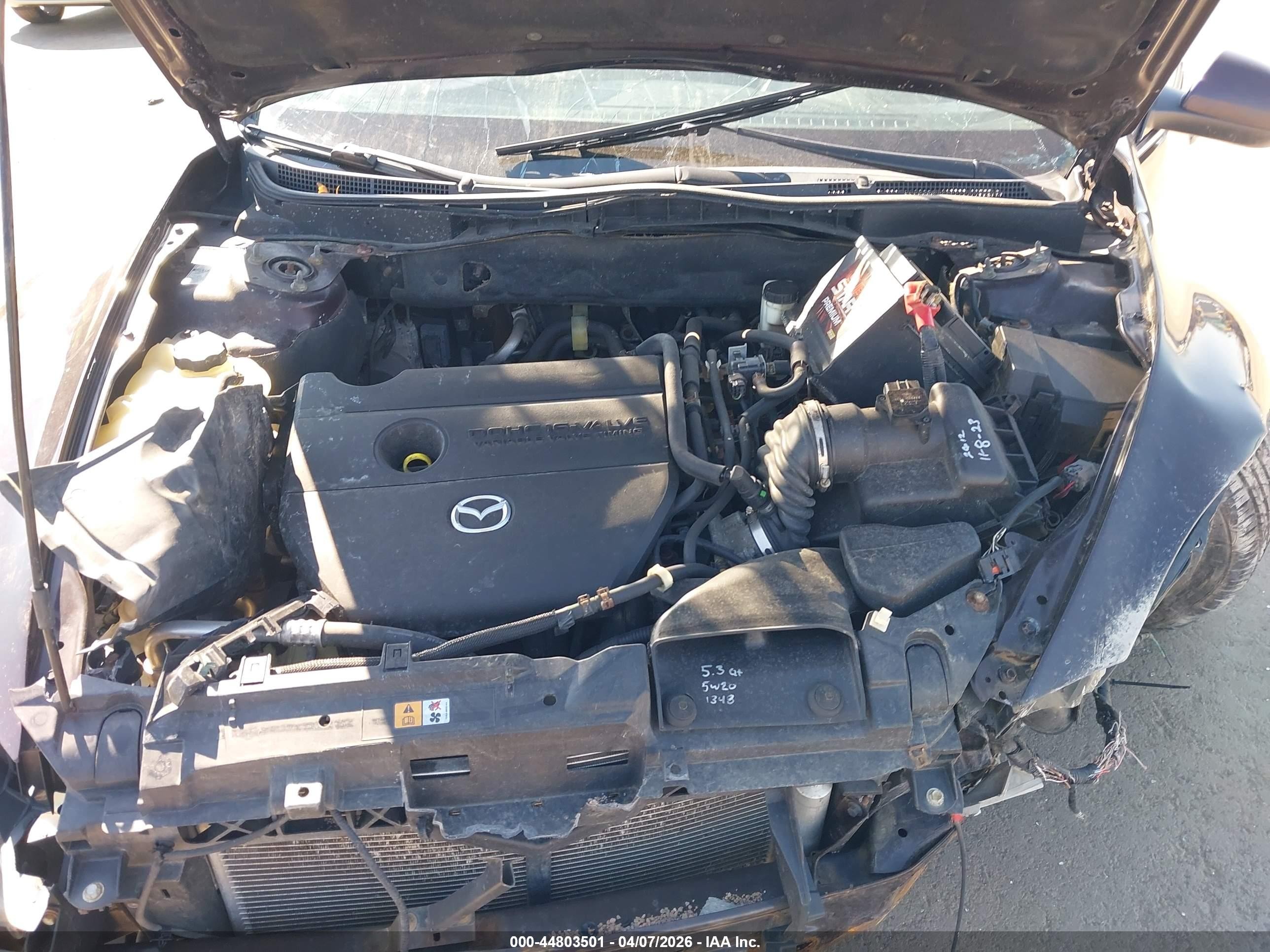 2010 Mazda Mazda6 I Touring Purple vin: 1YVHZ8CH6A5M47956