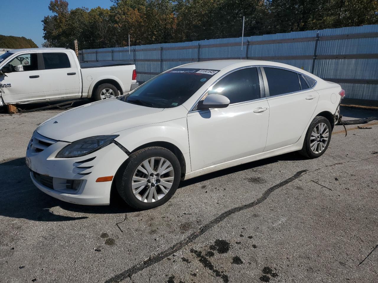 2010 Mazda 6 I White vin: 1YVHZ8CH6A5M48735