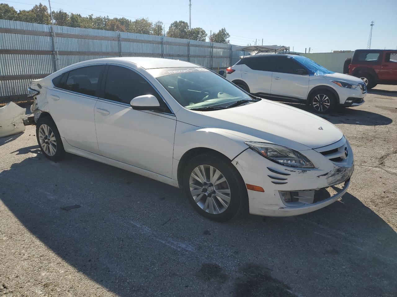 2010 Mazda 6 I White vin: 1YVHZ8CH6A5M48735