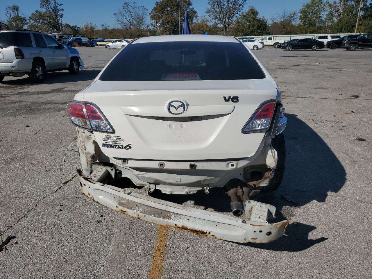 2010 Mazda 6 I White vin: 1YVHZ8CH6A5M48735