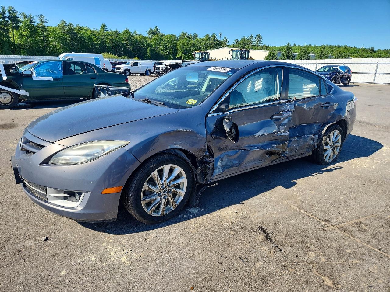 2011 Mazda 6 I Silver vin: 1YVHZ8CH6B5M03781