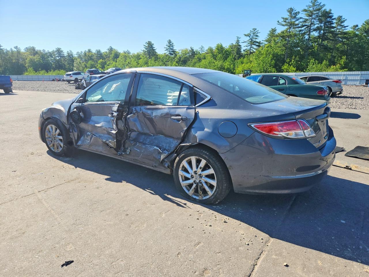 2011 Mazda 6 I Silver vin: 1YVHZ8CH6B5M03781